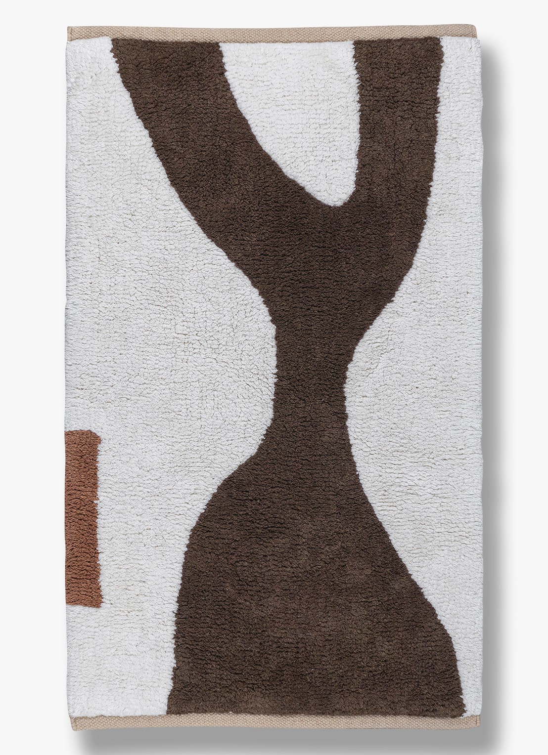 Mette Ditmer Figura vloerkleed 80 x 50 cm - voorkant bruin
