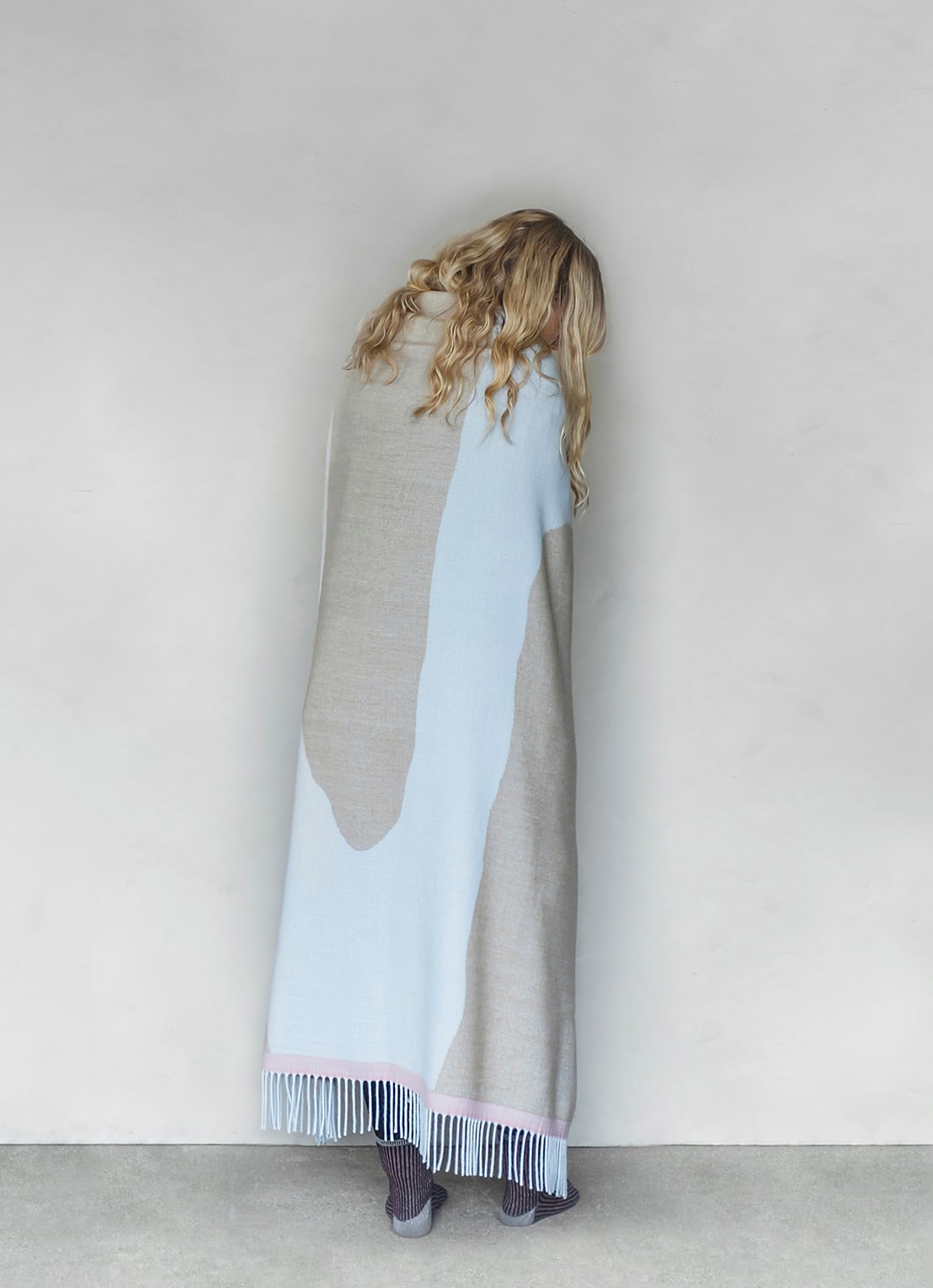Mette Ditmer Gallery plaid170 x 125 cm - detail 2 zand
