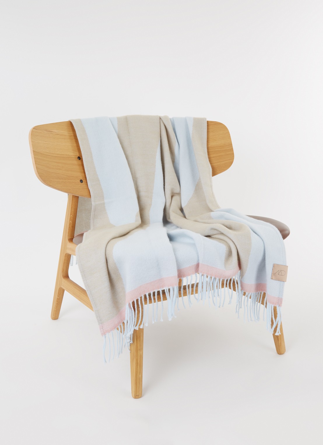 Mette Ditmer Gallery plaid170 x 125 cm - voorkant 6 zand