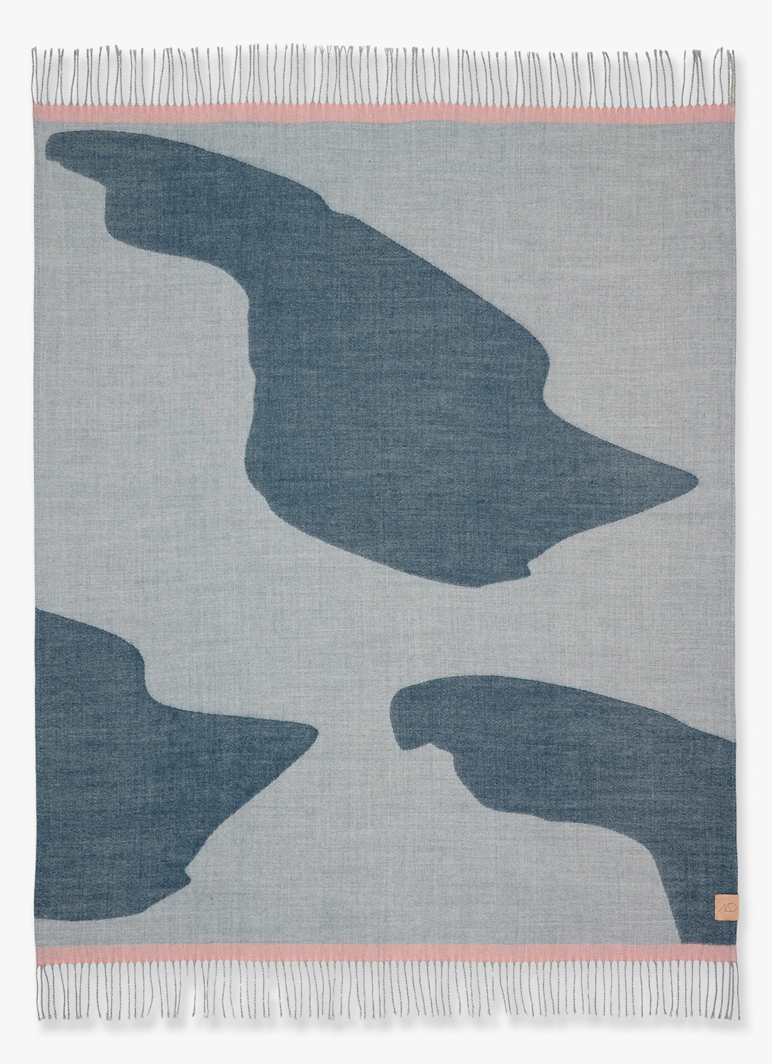 Mette Ditmer Gallery plaid170 x 125 cm - voorkant grijs