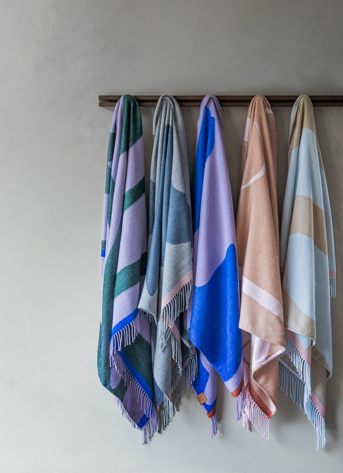 Mette Ditmer Gallery plaid170 x 125 cm - achterkant 3 lichtbruin