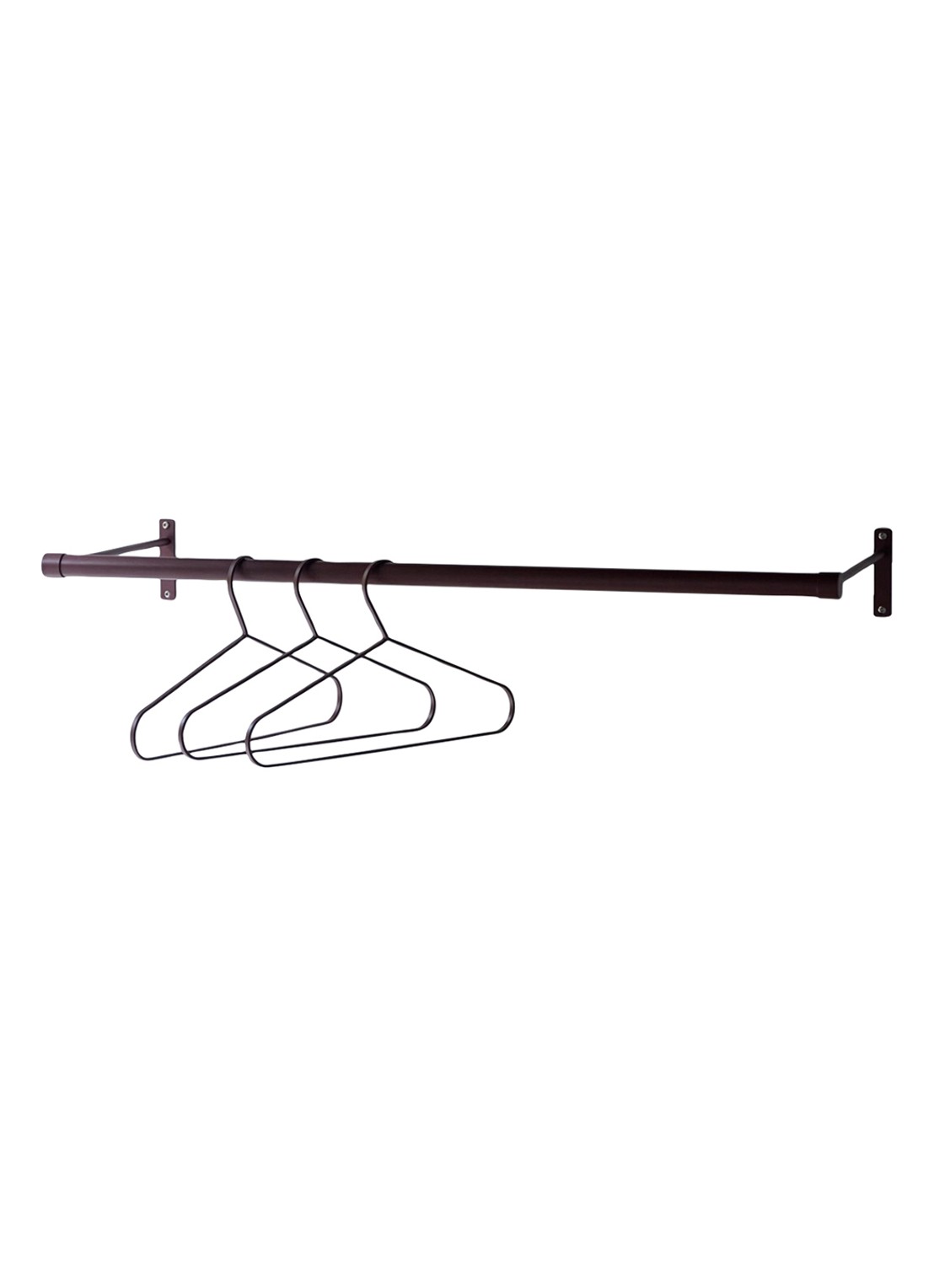 Mette Ditmer Hang-It kledinghanger set van 2 - detail bordeauxrood