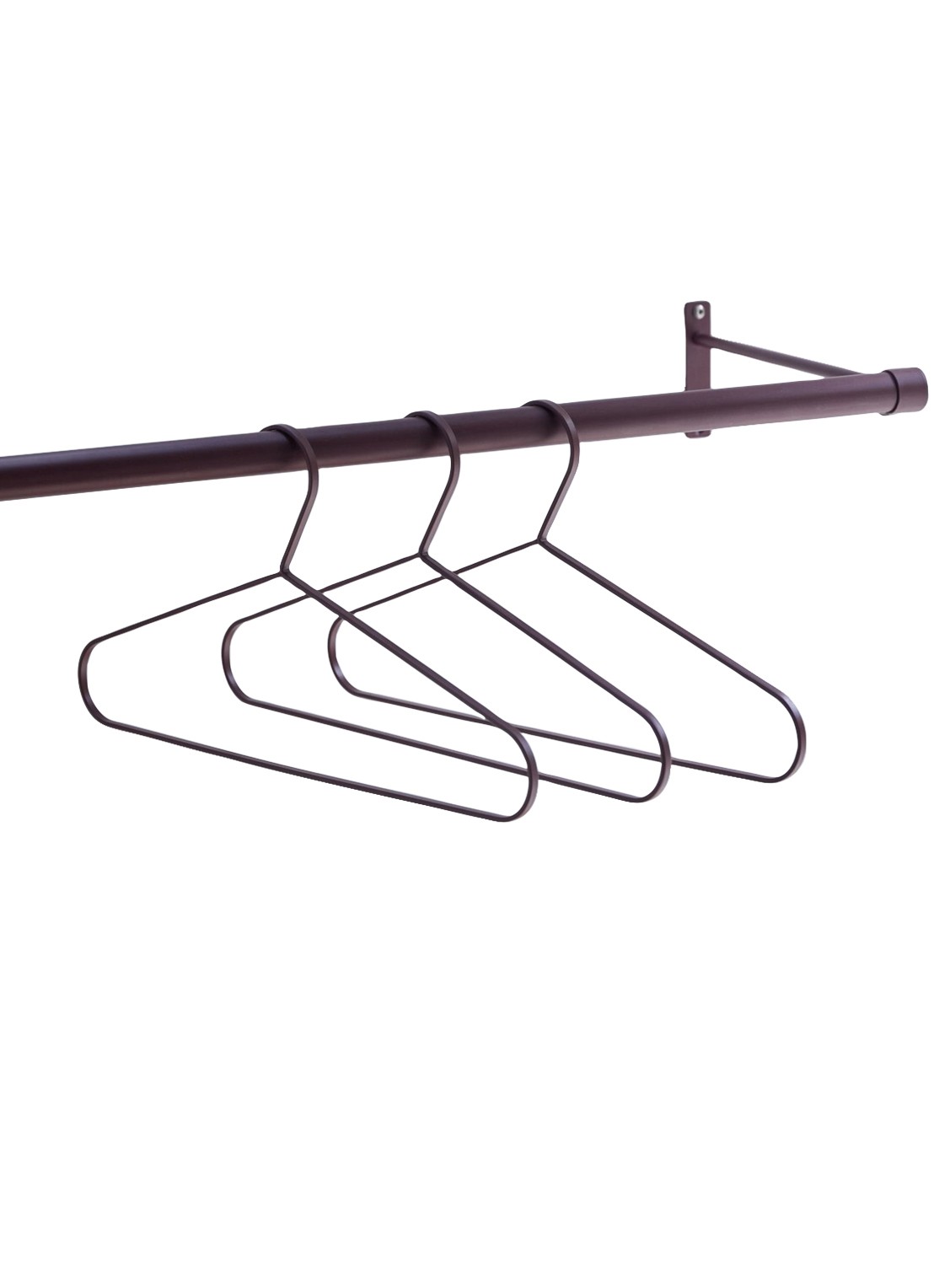 Mette Ditmer Hang-It kledinghanger set van 2 - detail 4 bordeauxrood