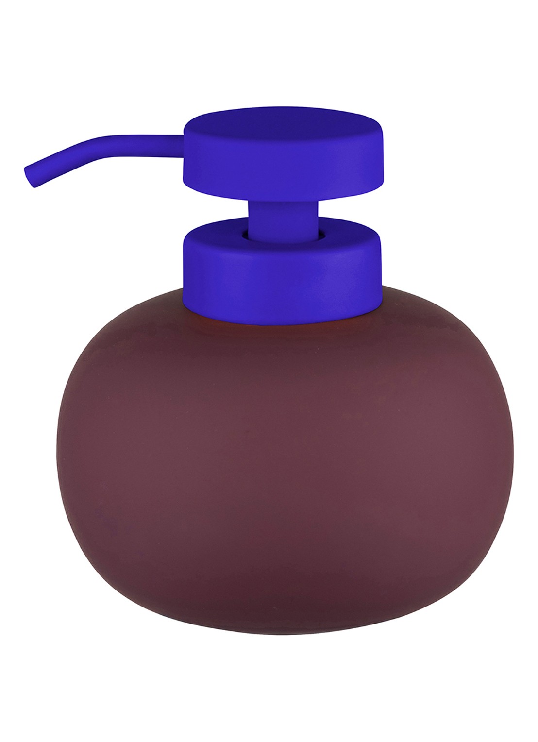 Mette Ditmer Lotus Play zeepdispenser - voorkant 3 bordeauxrood