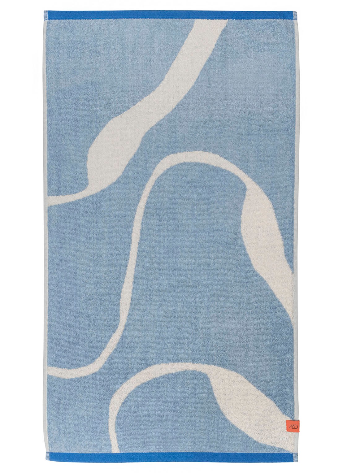 Mette Ditmer Nova Arte badlaken - 500 gr/m2 - 133 x 70 cm - voorkant 2 lichtblauw
