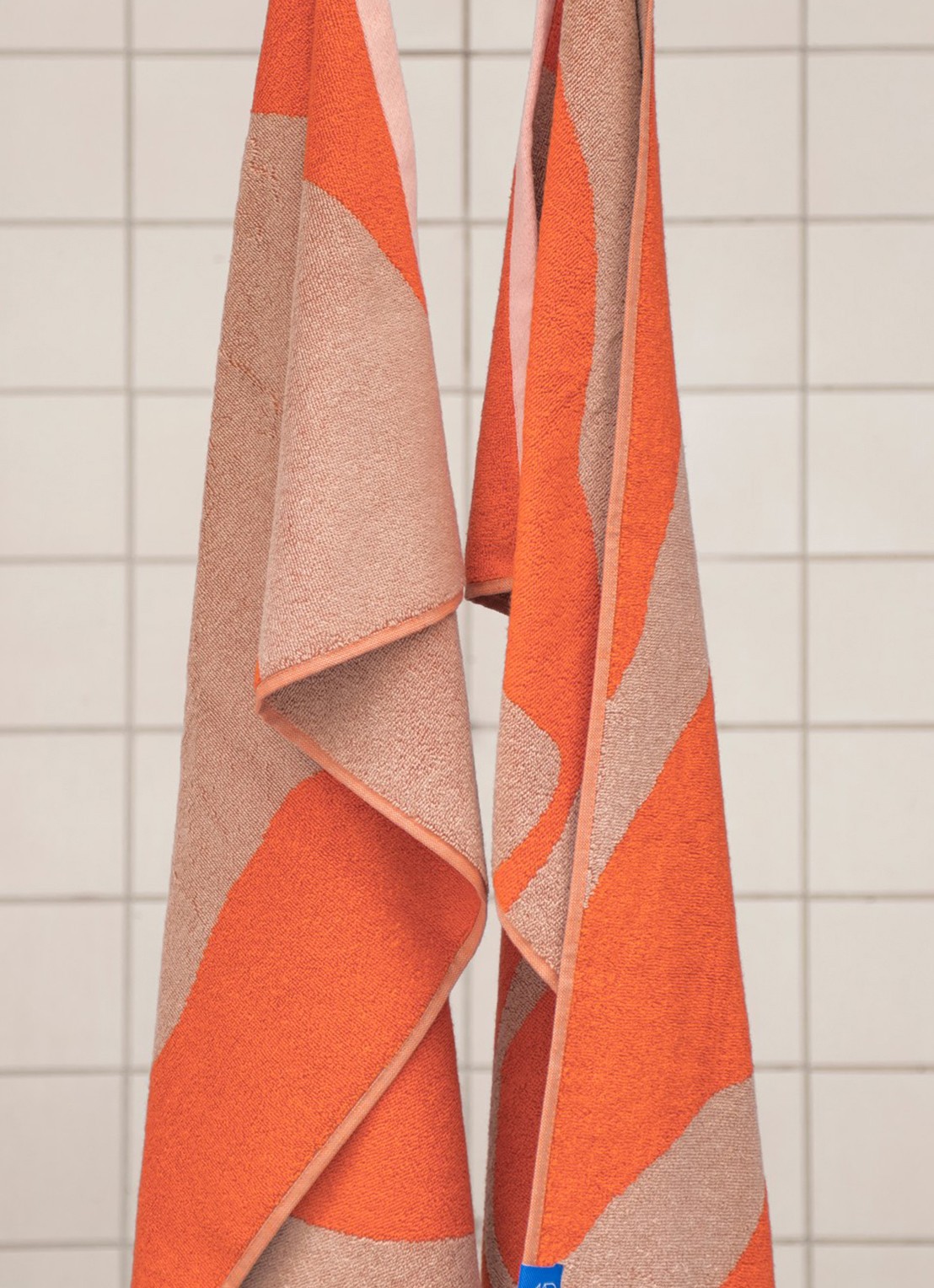 Mette Ditmer Nova Arte gastendoek - 55 x 40 cm set van 2 - achterkant beige