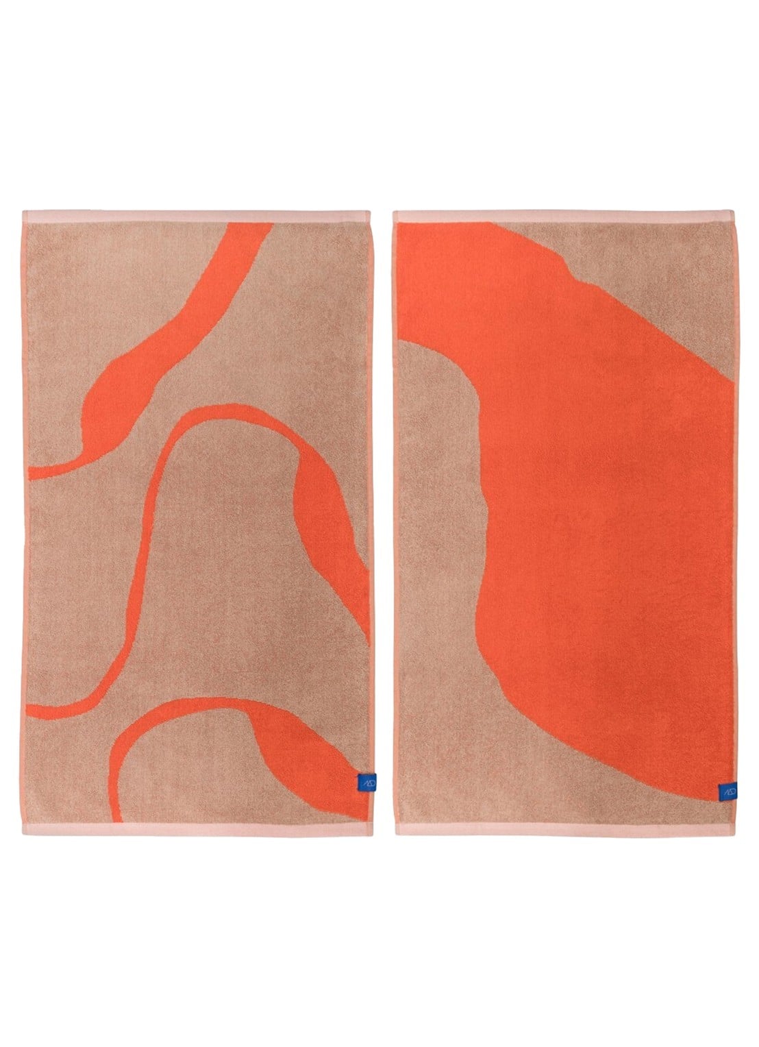 Mette Ditmer Nova Arte gastendoek - 90 x 50 cm set van 2 - voorkant beige