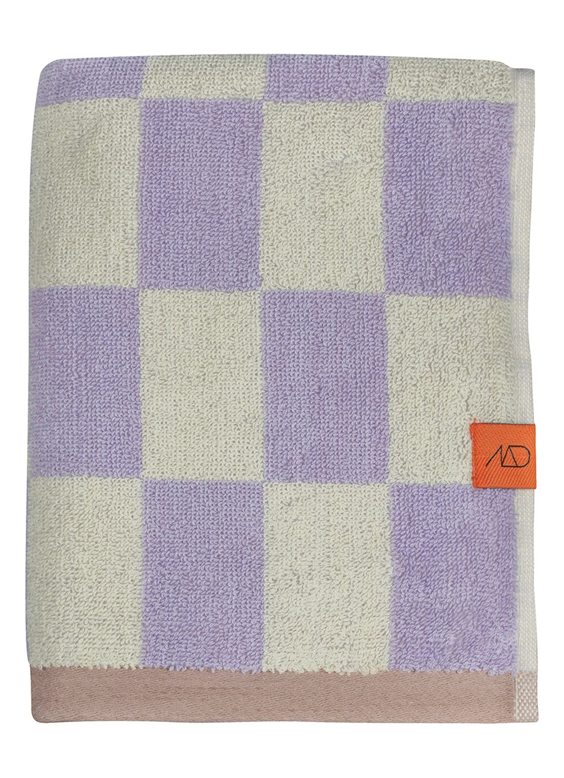 Mette Ditmer Retro badhanddoek - 50 x 90 cm - voorkant 2 lila