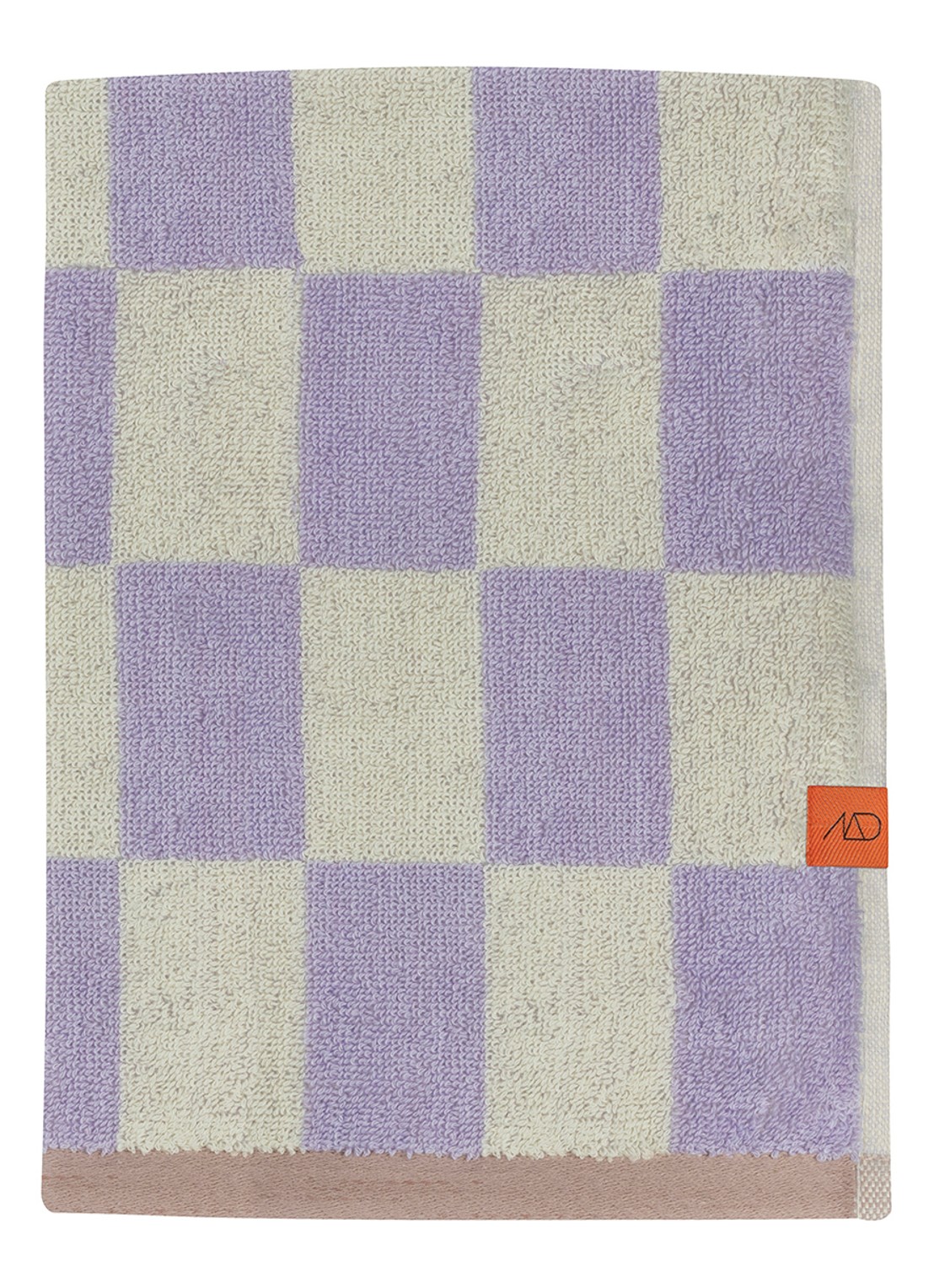 Mette Ditmer  Retro badhanddoek 70 x 133 cm - voorkant lila