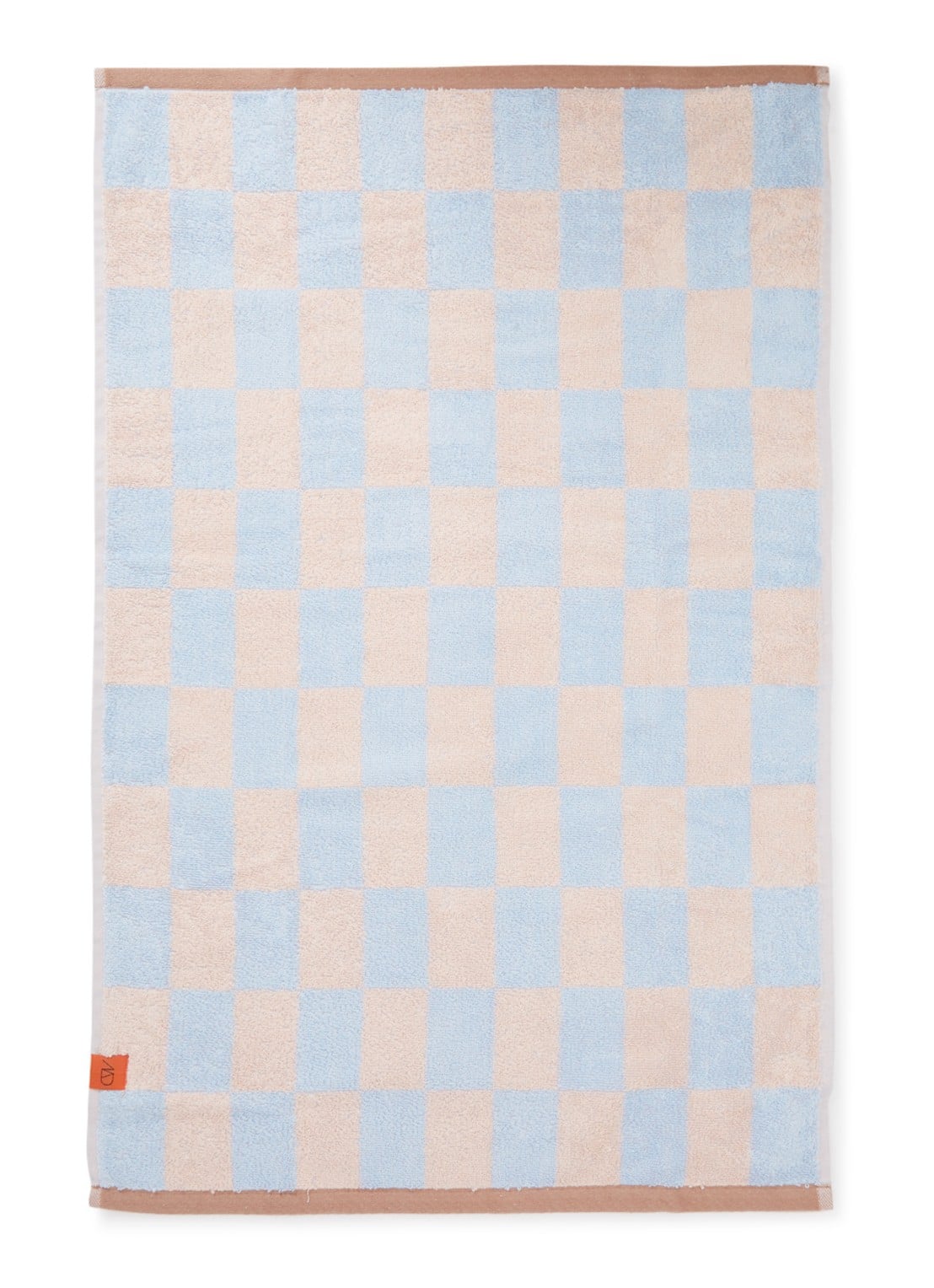 Mette Ditmer Retro  badmat 50 x 80 cm - voorkant lichtblauw