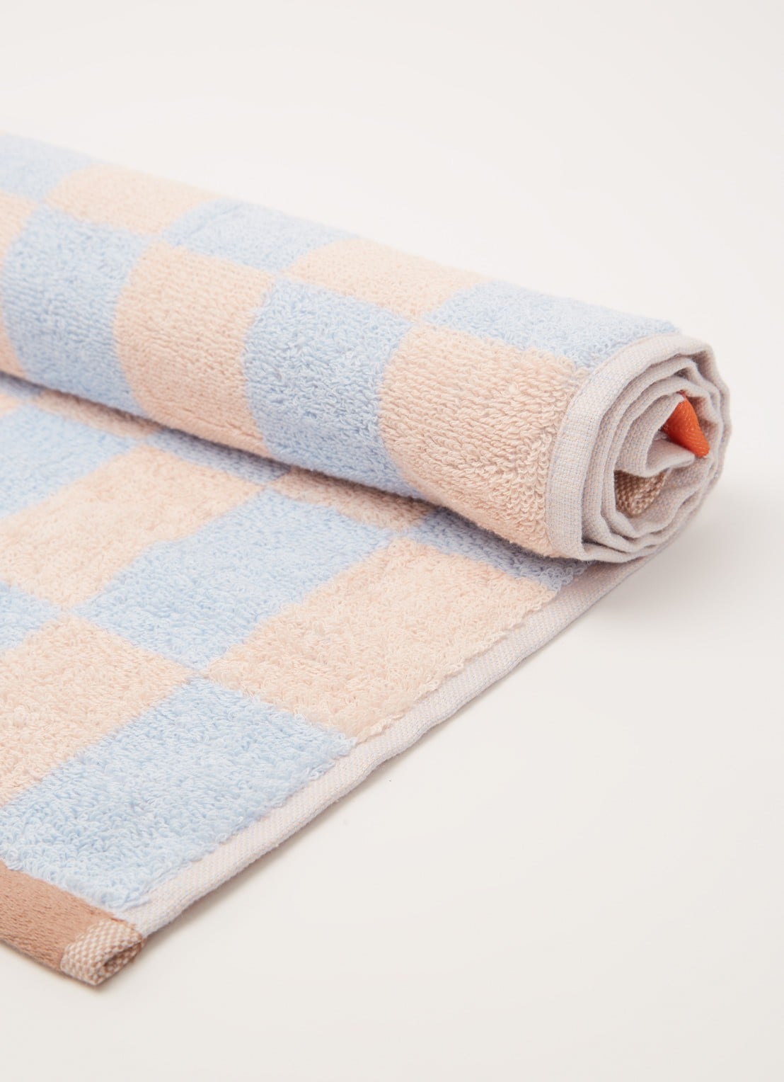 Mette Ditmer Retro  badmat 50 x 80 cm - voorkant 2 lichtblauw