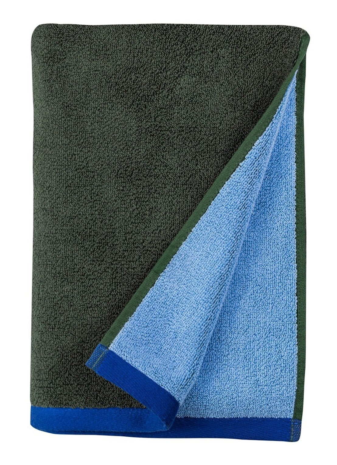 Mette Ditmer Soft badhanddoek - 70 x 133 cm - voorkant 7 olijfgroen