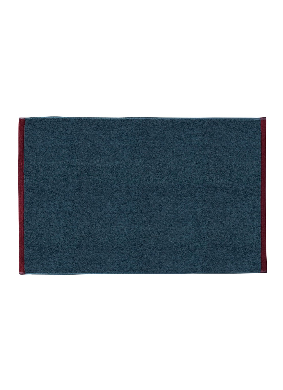 Mette Ditmer Soft badmat 50 x 80 cm - voorkant donkerblauw