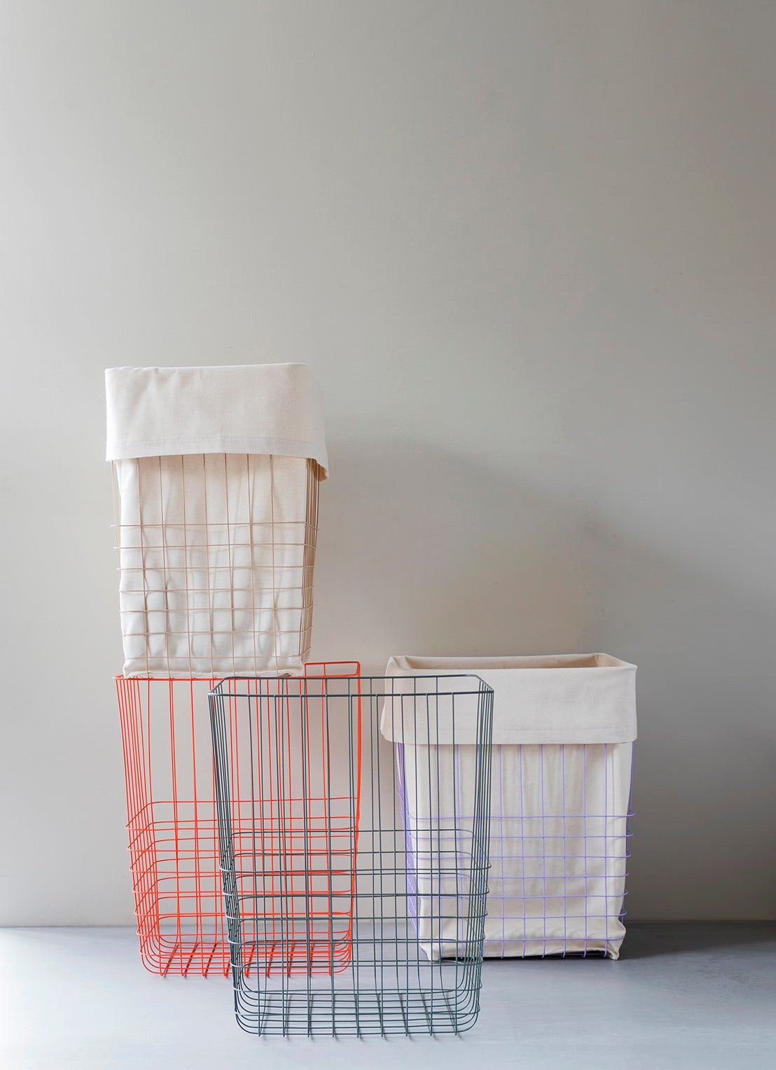 Mette Ditmer Store-it mand 40 x 32 x 50 cm - detail 2 groen