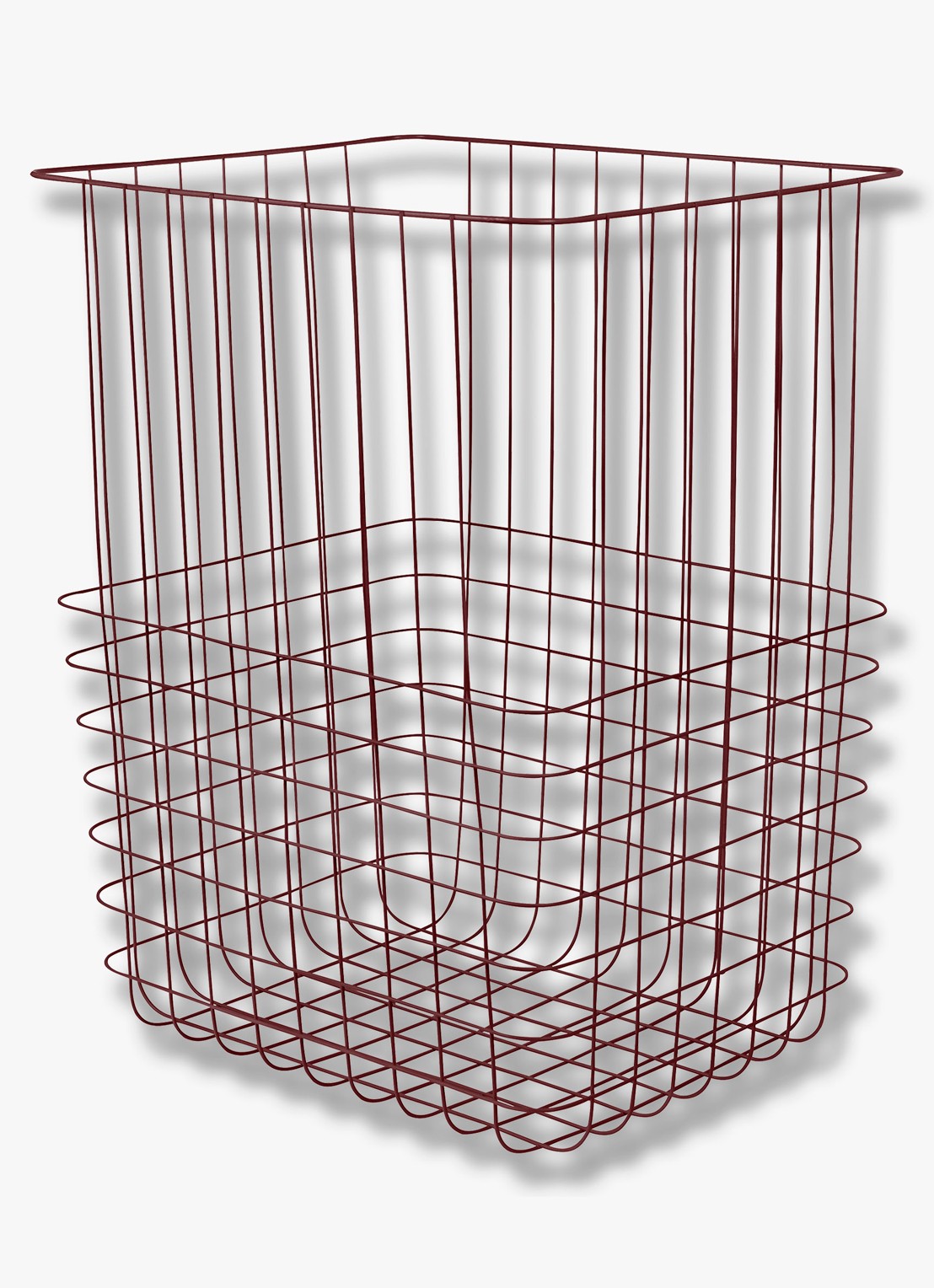 Mette Ditmer Store-it mand 40 x 32 x 50 cm - voorkant 5 bordeauxrood