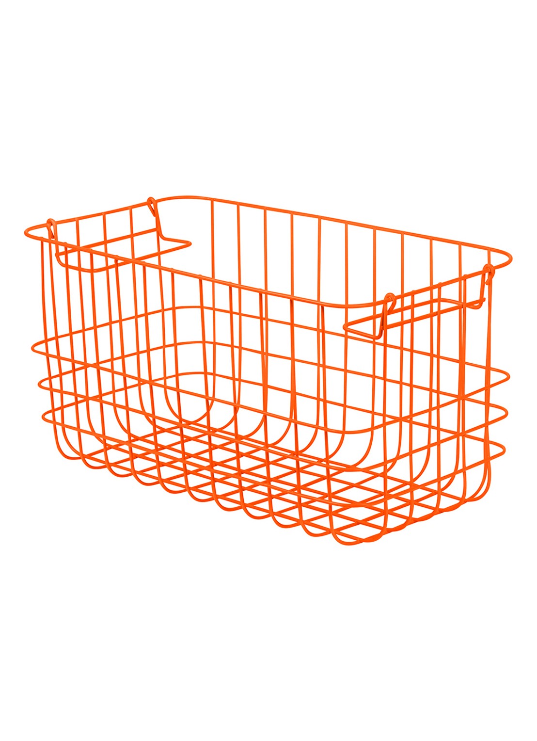 Mette Ditmer Store-It opbergmand 31 x 16 cm - voorkant oranje
