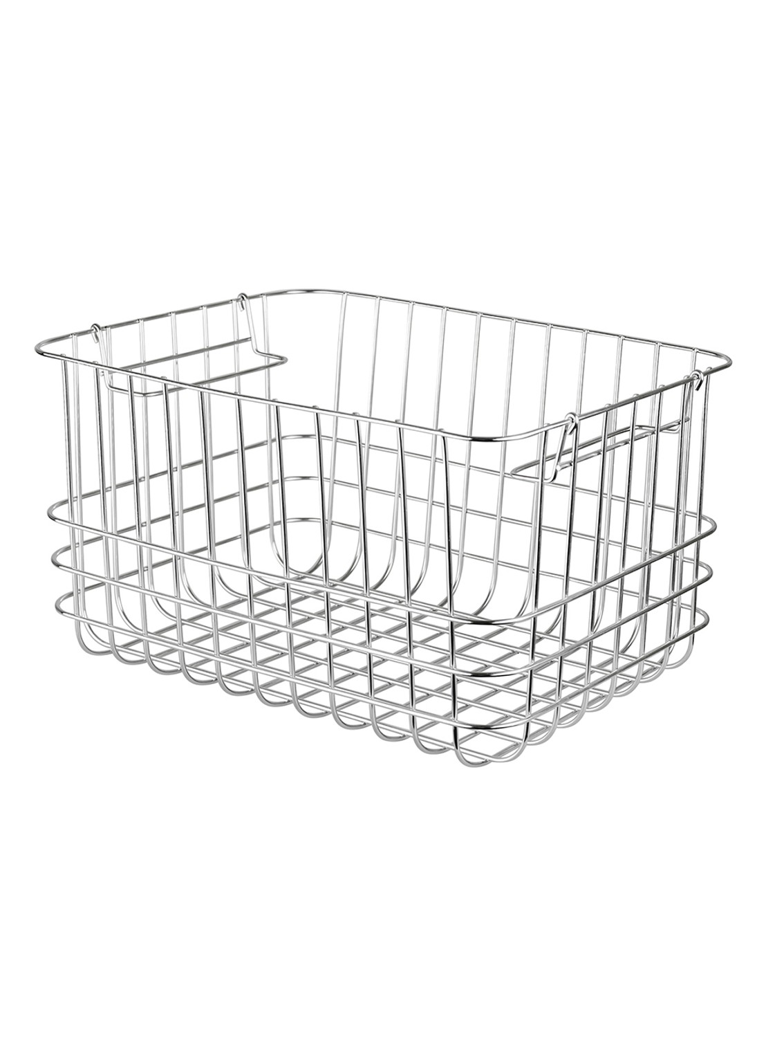 Mette Ditmer Store-It opbergmand 37 x 20 cm - voorkant 2 zilver