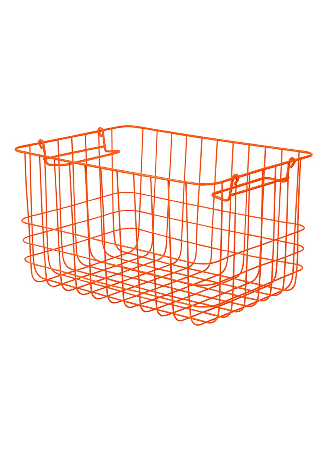 Mette Ditmer Store-It opbergmand 37 x 20 cm - voorkant oranje