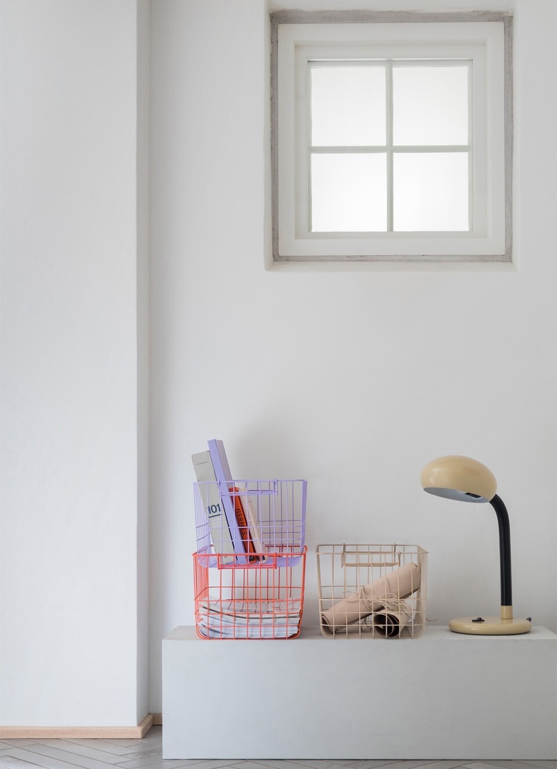 Mette Ditmer Store-It opbergmand 37 x 26 cm - detail 3 zand