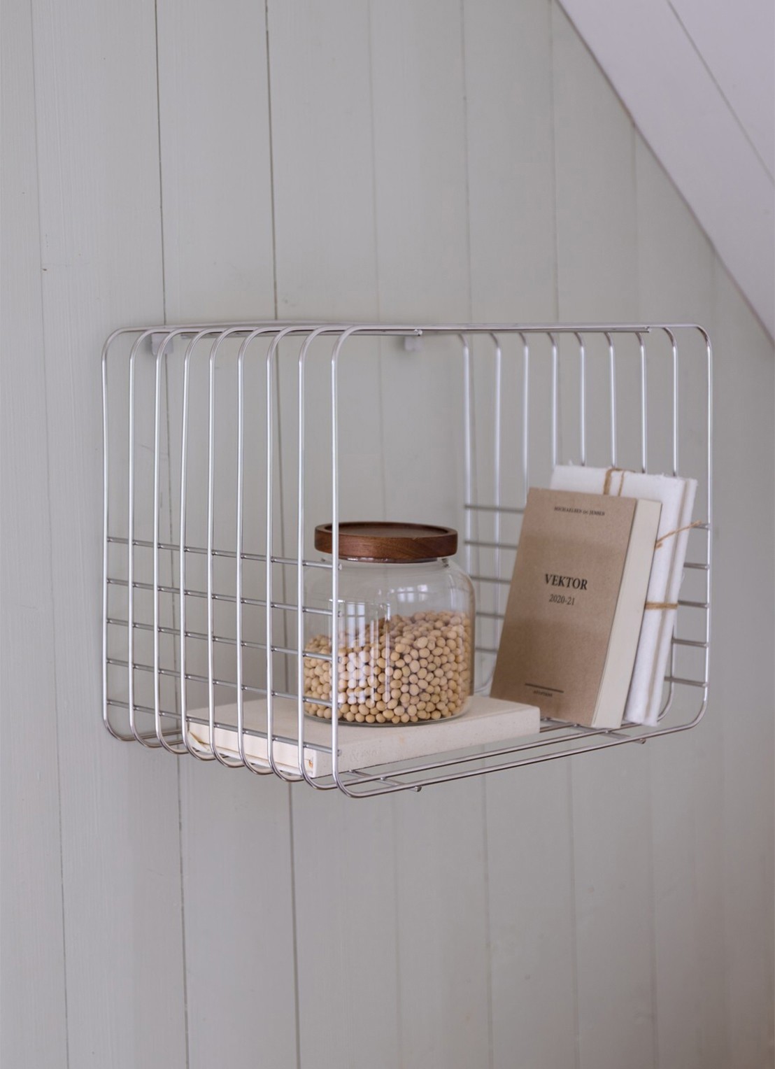 Mette Ditmer Wire wandrek - voorkant 6 zilver
