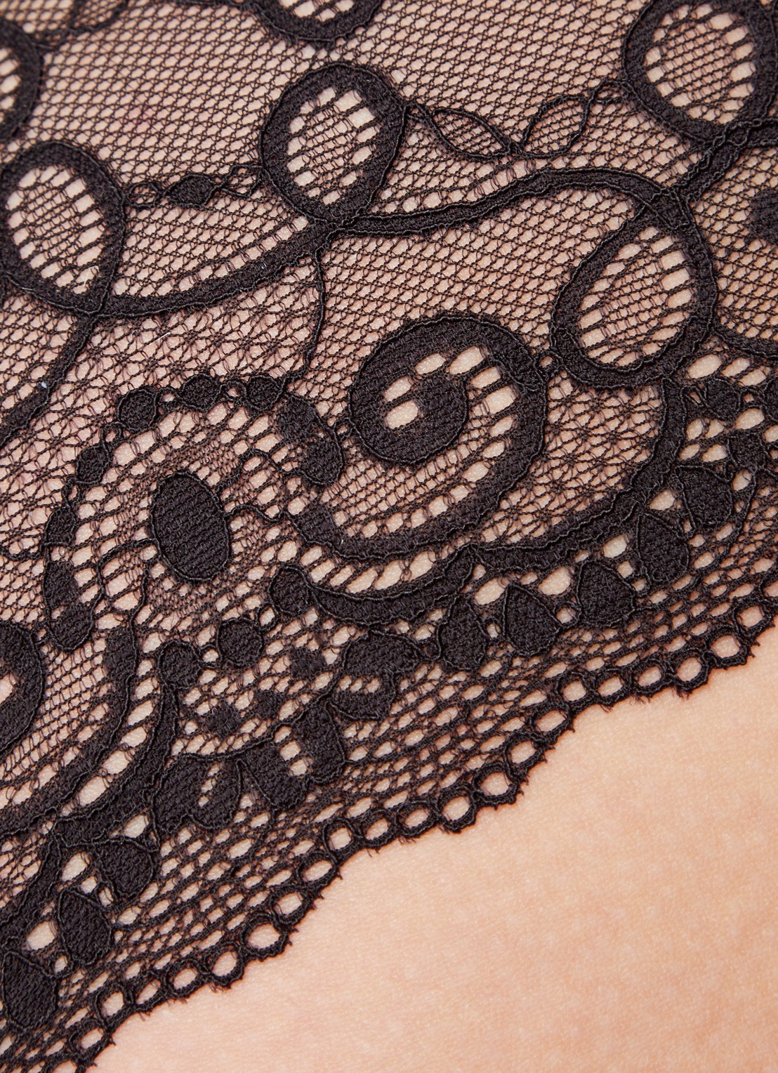 Mey Amorous slip met kant - detail 8 zwart