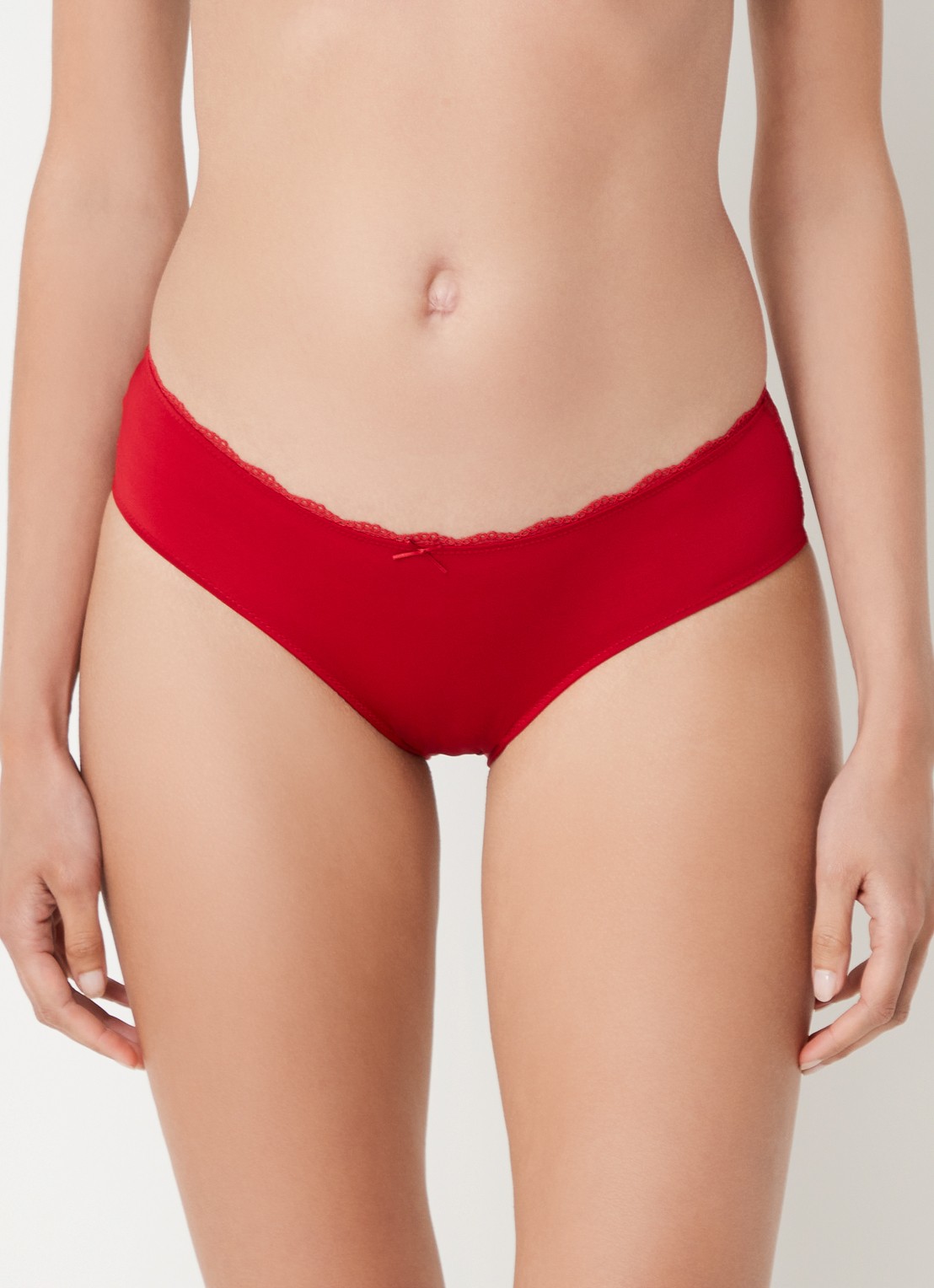 Mey Amorous slip met kant - detail 3 vuurrood
