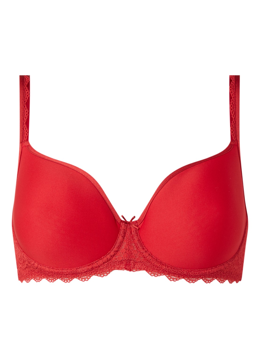 Mey Amorous voorgevormde spacer bh met kant - voorkant 3 steenrood