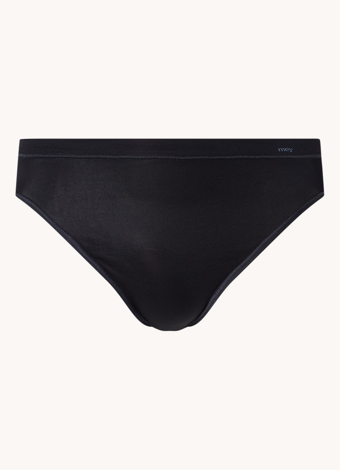 Mey Emotion Jazz slip met logo - voorkant 3 zwart