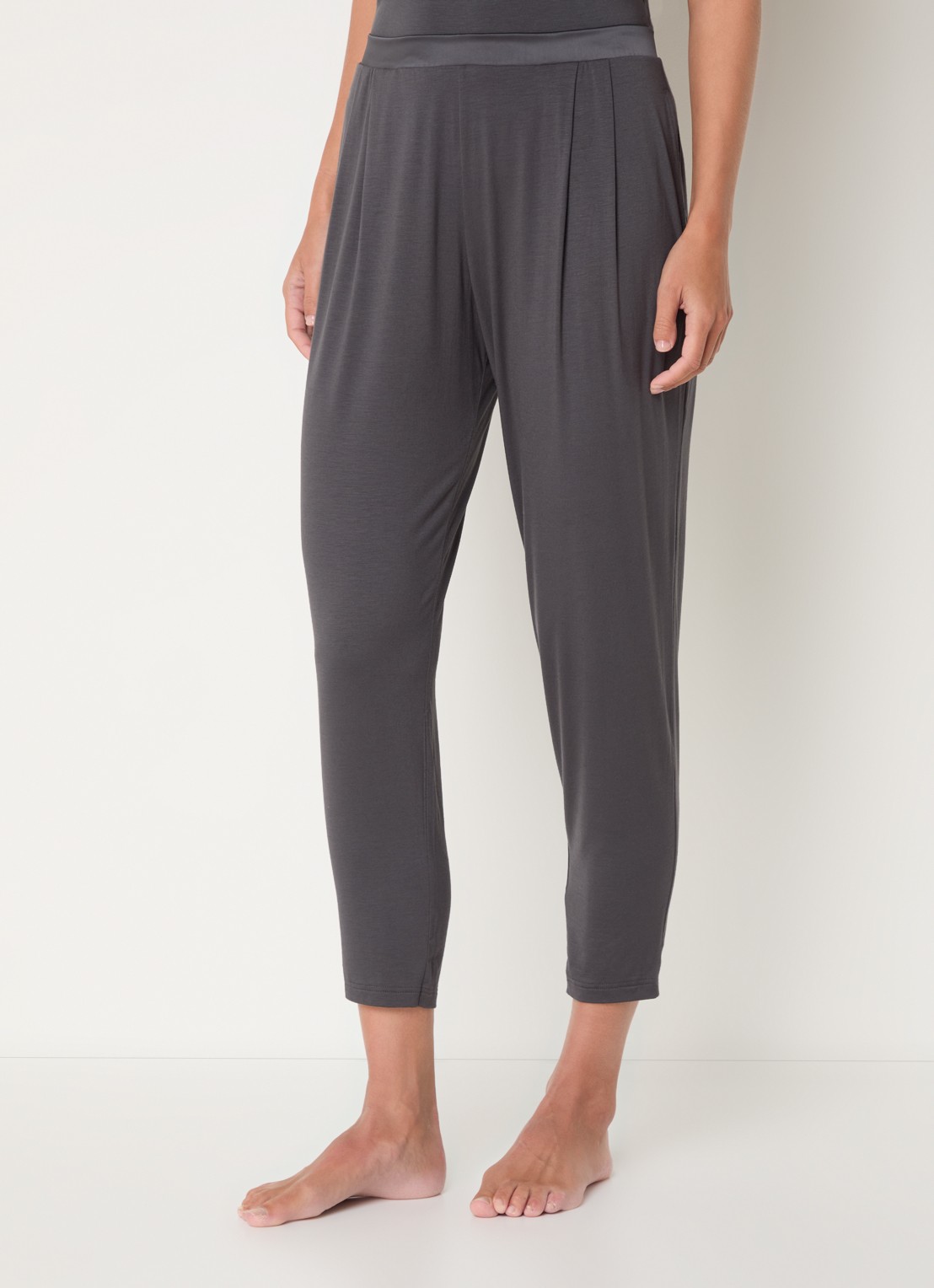 Mey Pyjamabroek met steekzakken - detail 4 middengrijs