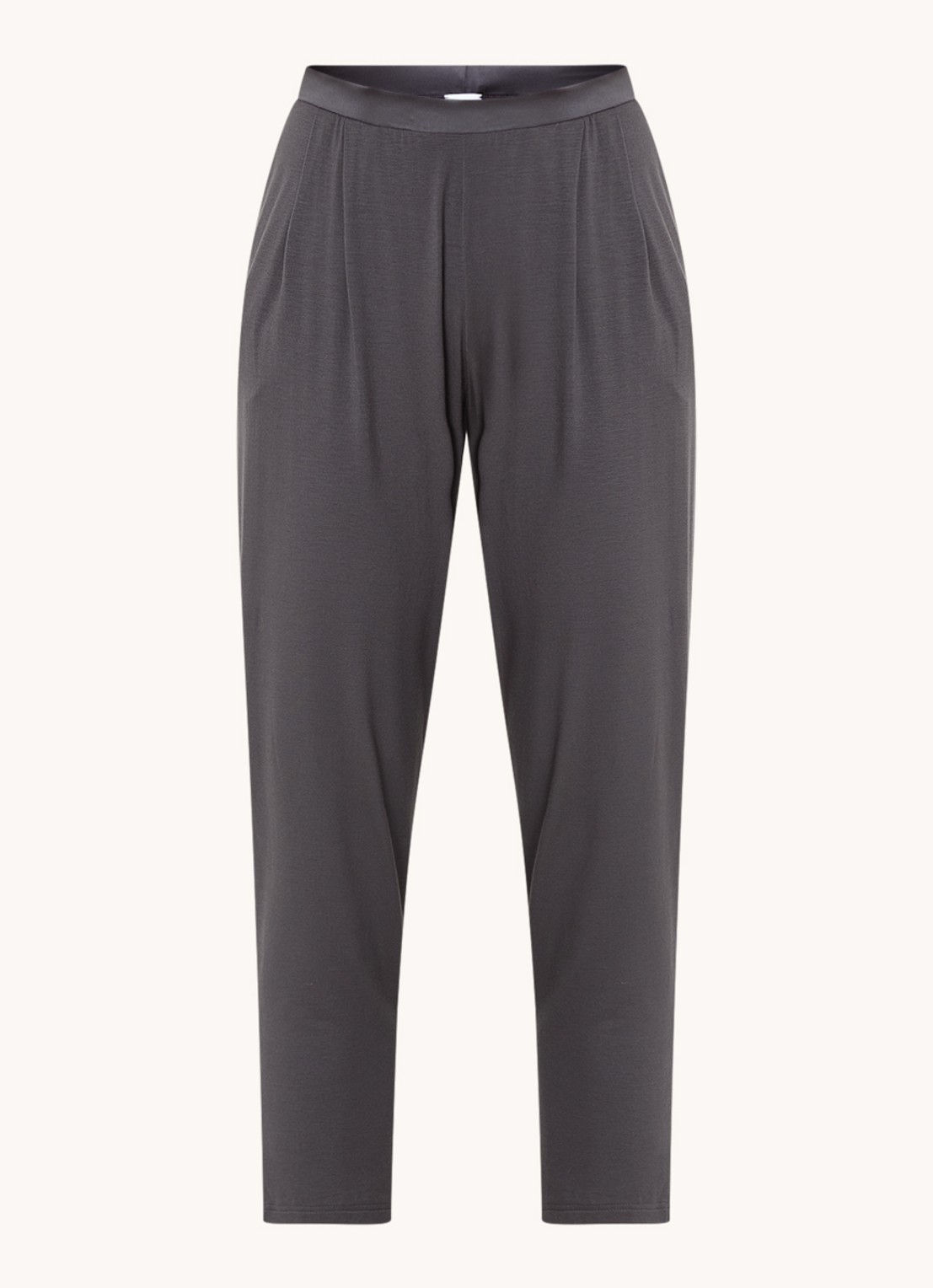 Mey Pyjamabroek met steekzakken - voorkant 2 middengrijs