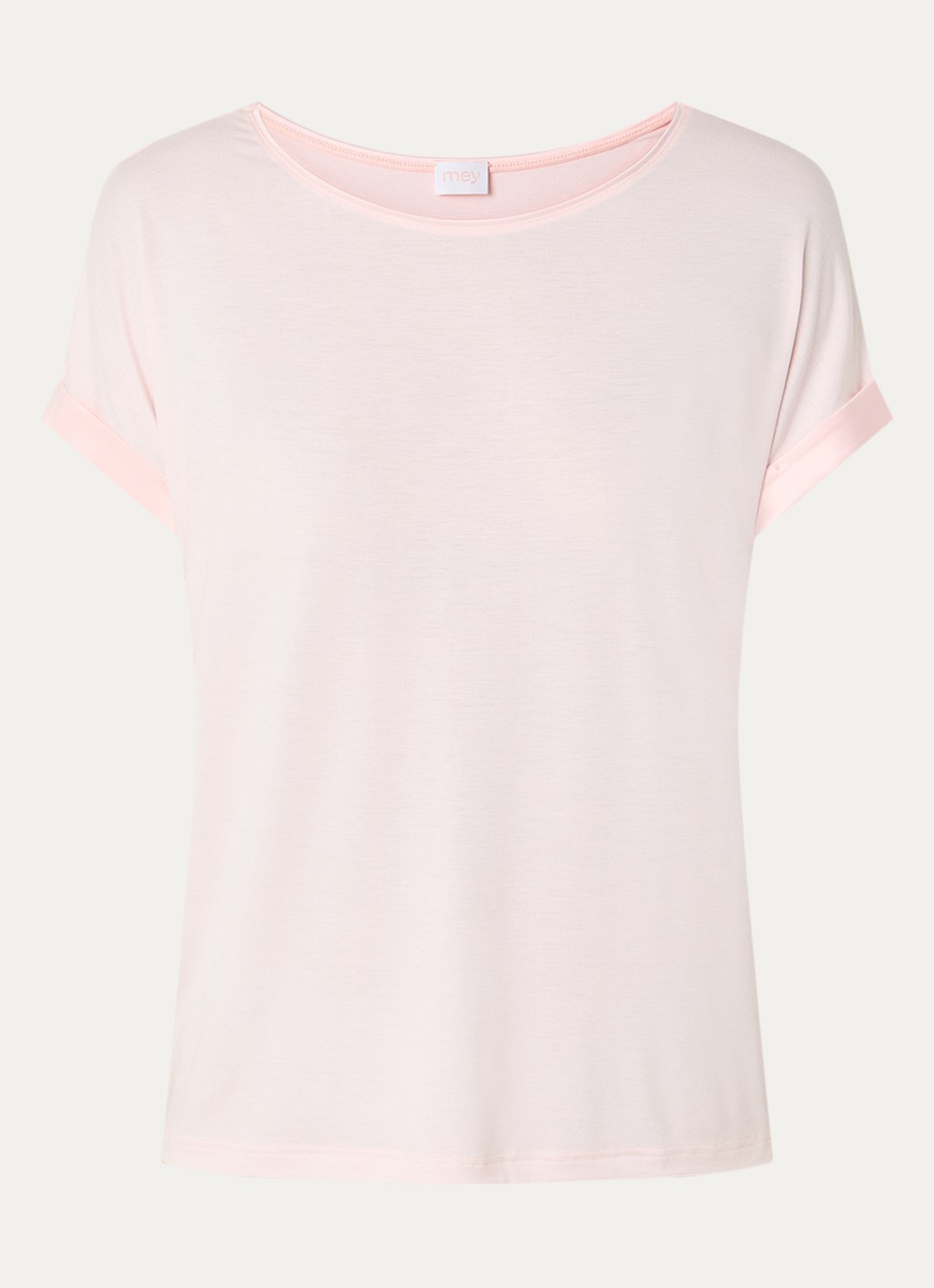 Mey Pyjamatop met ronde hals - voorkant 3 roze