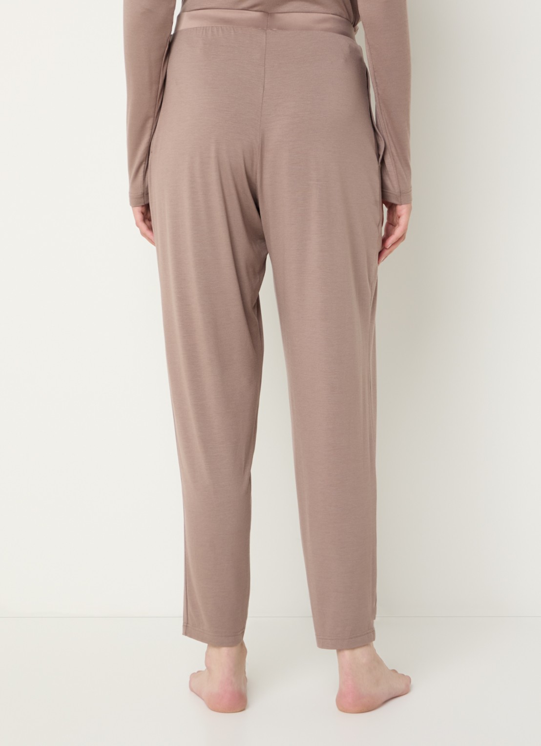 Mey Straight fit pyjamabroek - achterkant taupe