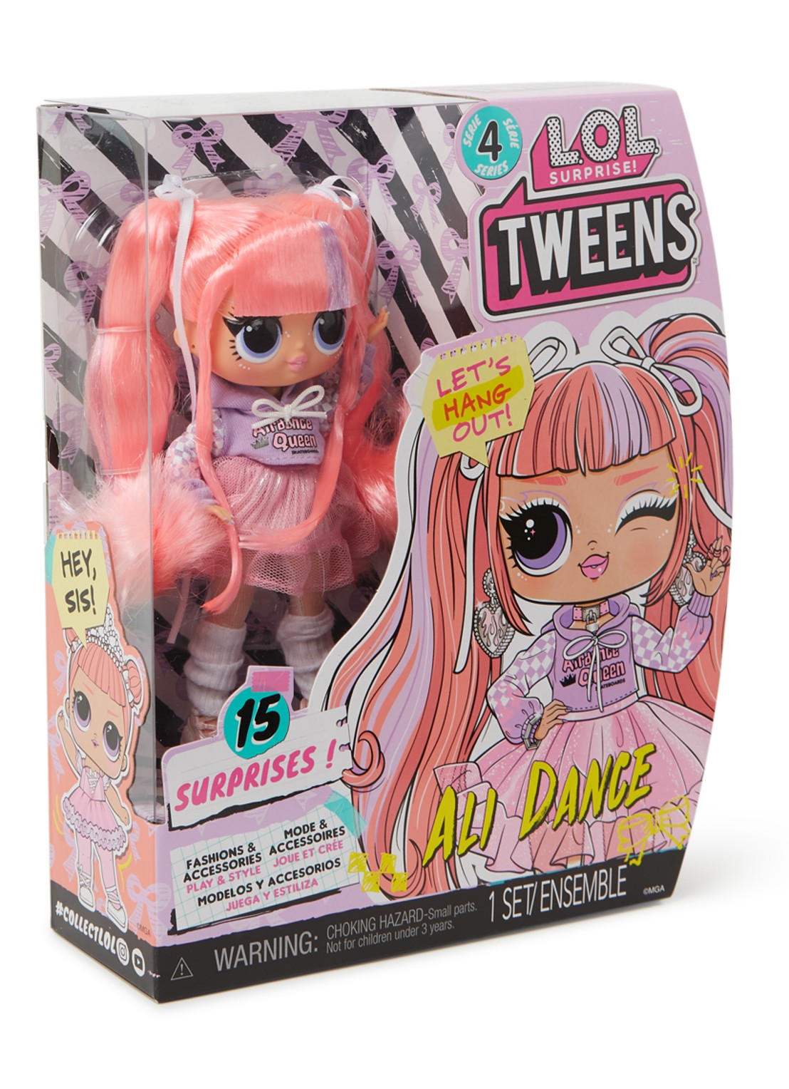 MGA Entertainment L.O.L. Surprise! Tweens Doll - voorkant roze