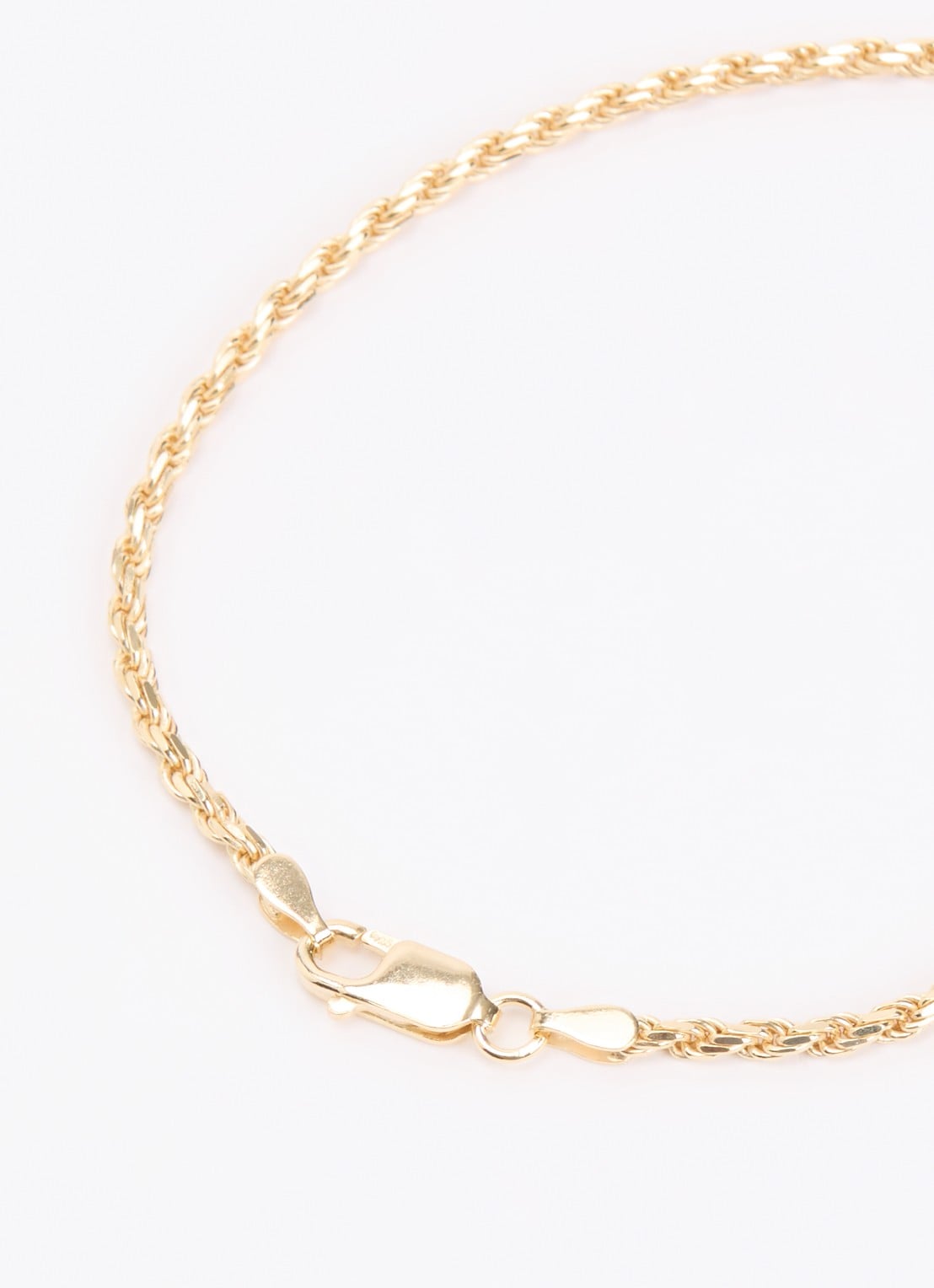 Miansai Armband van zilver - detail goud