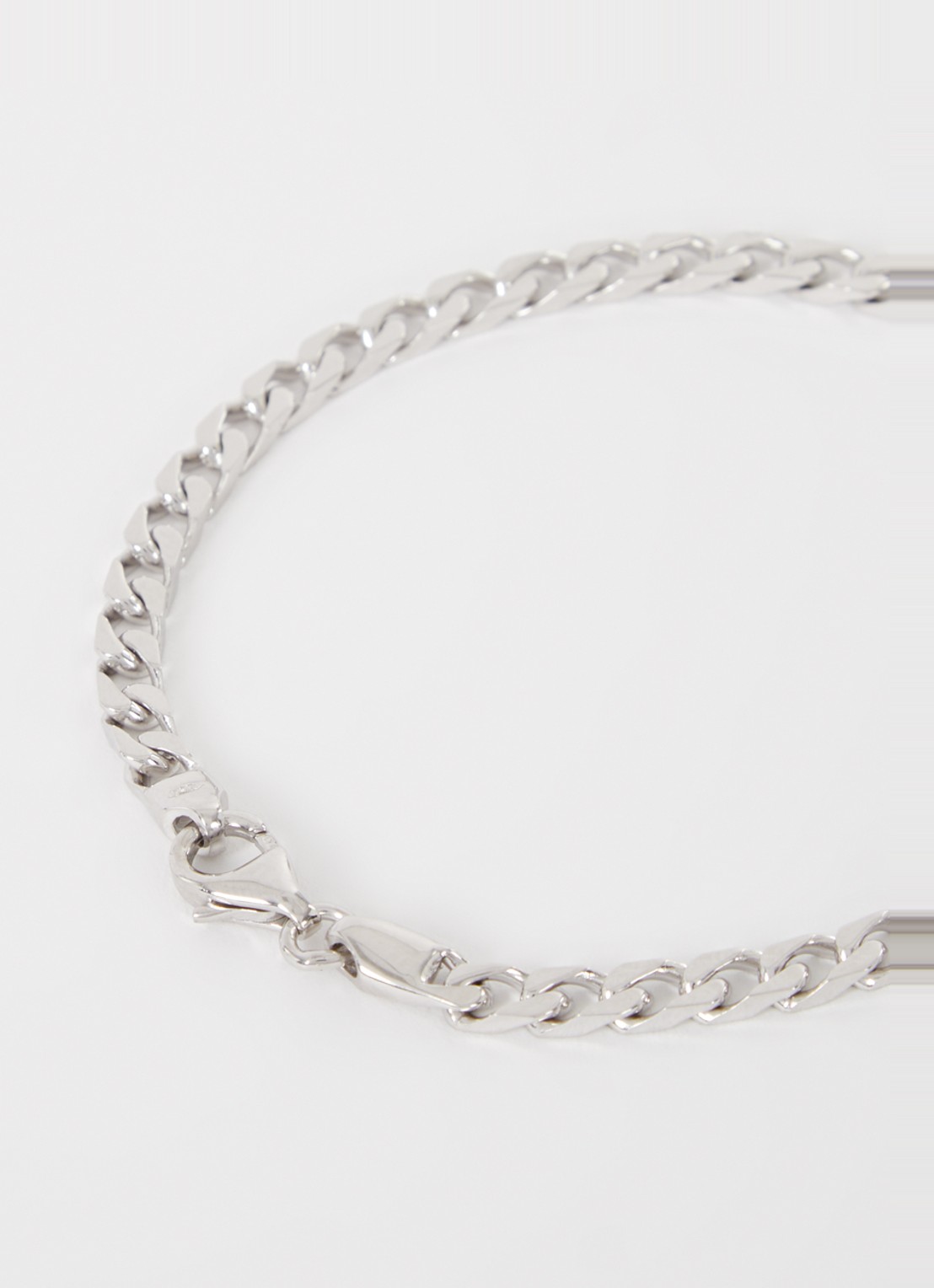 Miansai Cuban schakelarmband van zilver - detail zilver