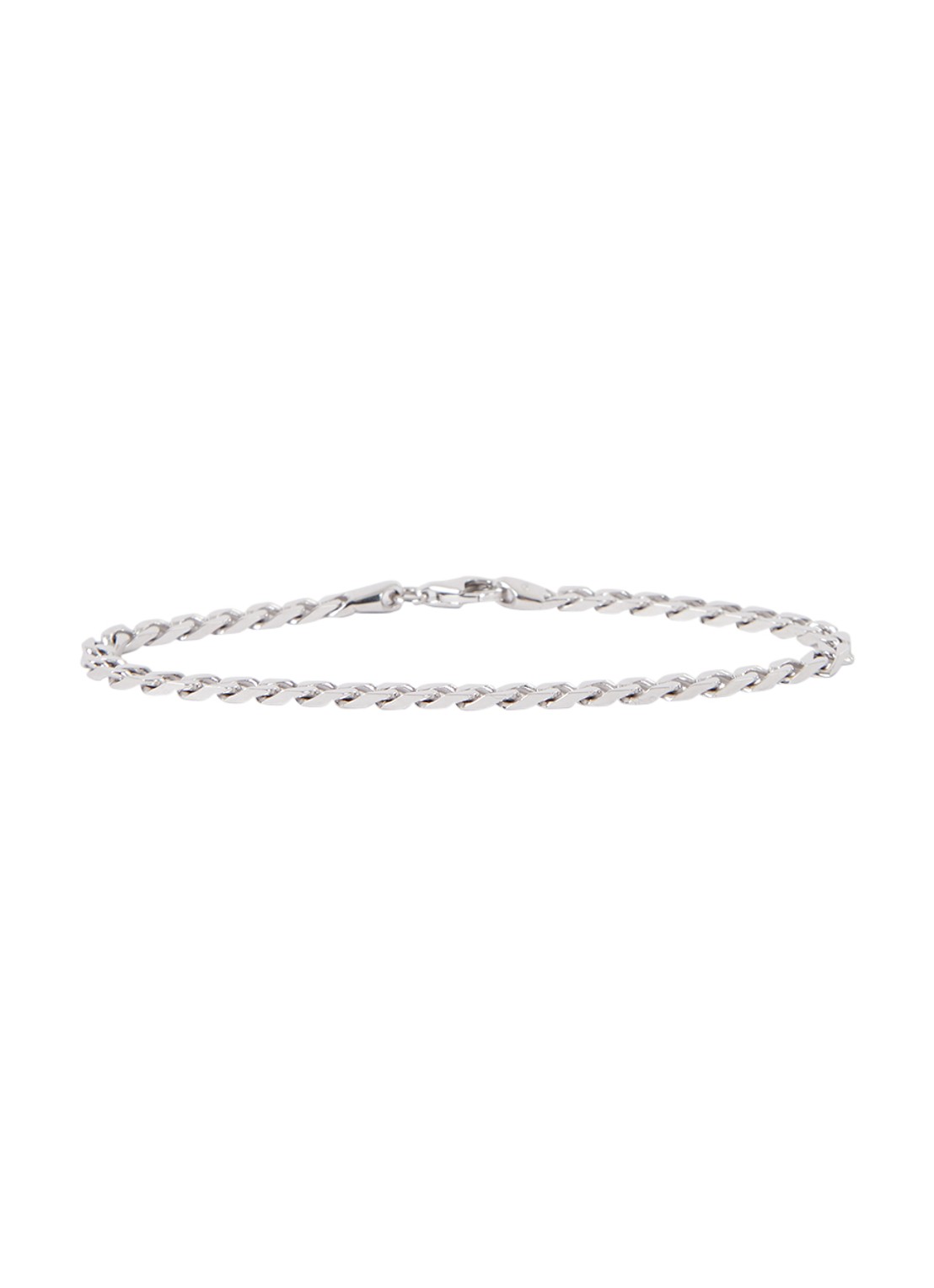 Miansai Cuban schakelarmband van zilver - voorkant 2 zilver