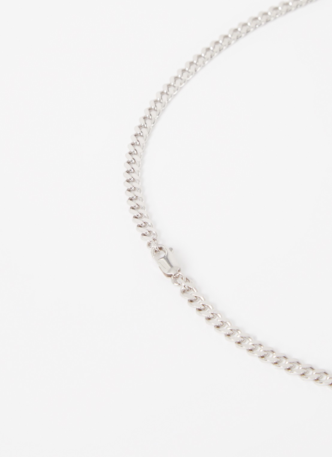 Miansai Cuban schakelketting van zilver - detail 4 zilver