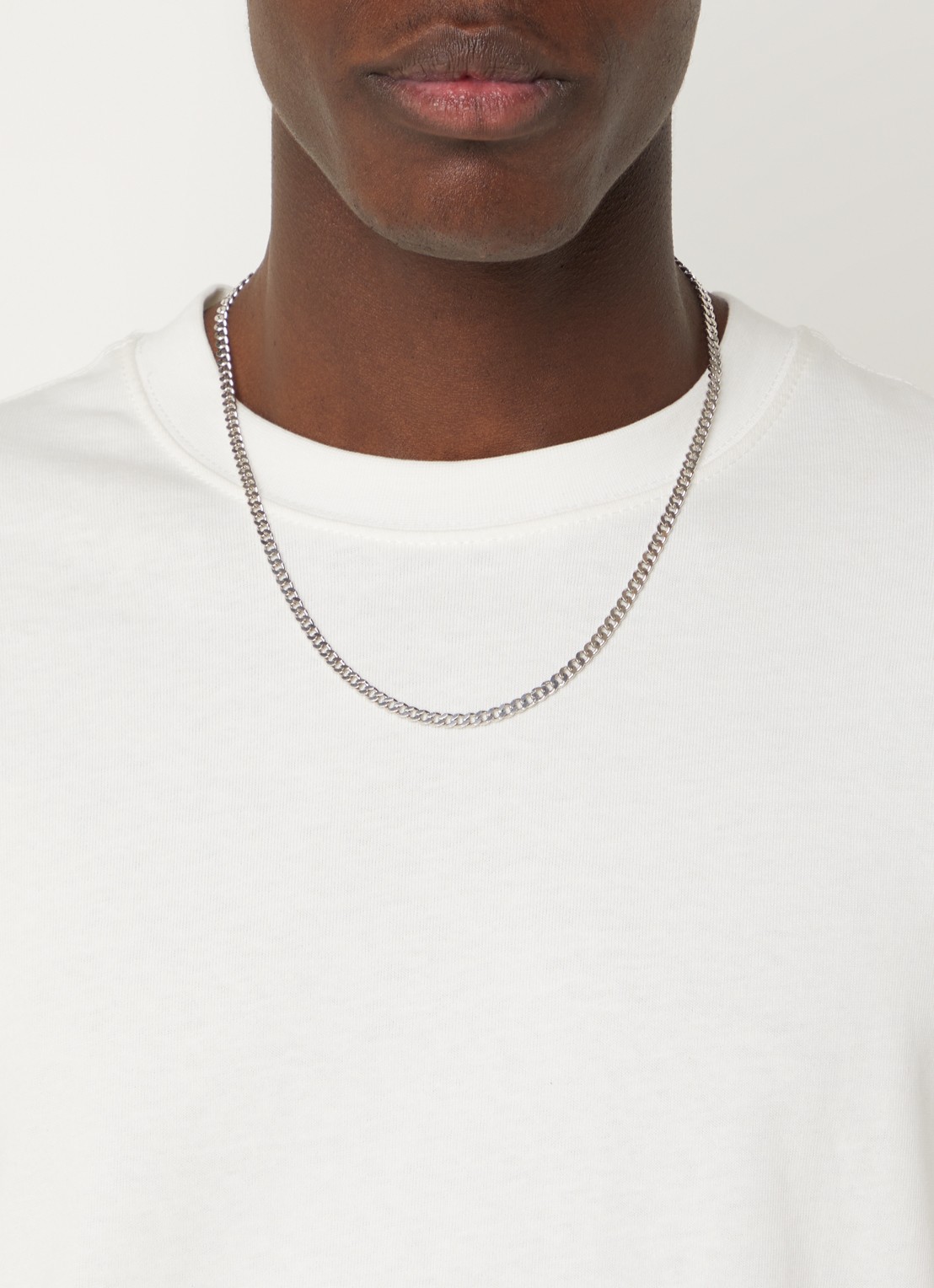 Miansai Cuban schakelketting van zilver - voorkant 2 zilver