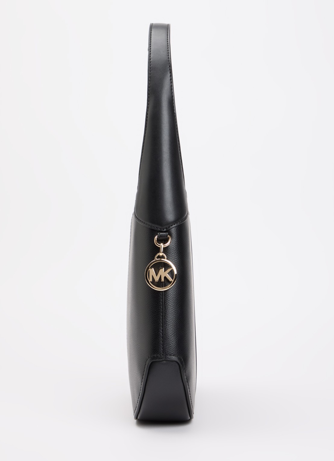 Michael Kors Alice schoudertas van leer met logo - detail 2 zwart