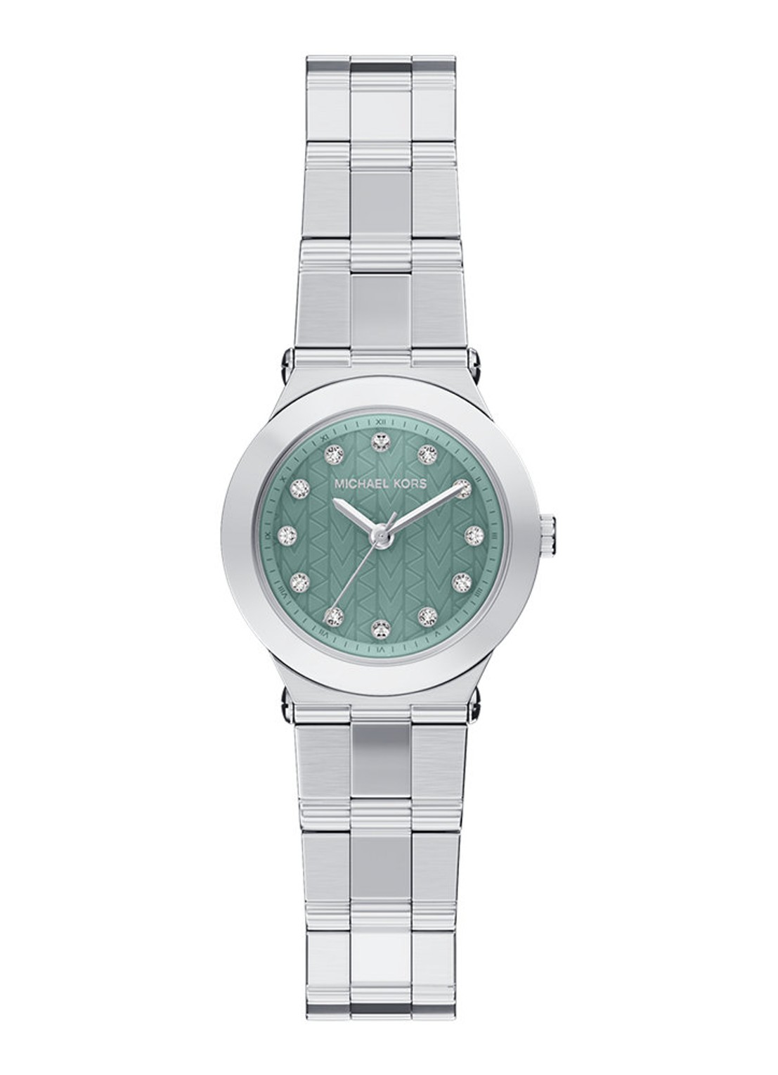 Michael Kors Billie horloge MK7569 - voorkant 6 zilver