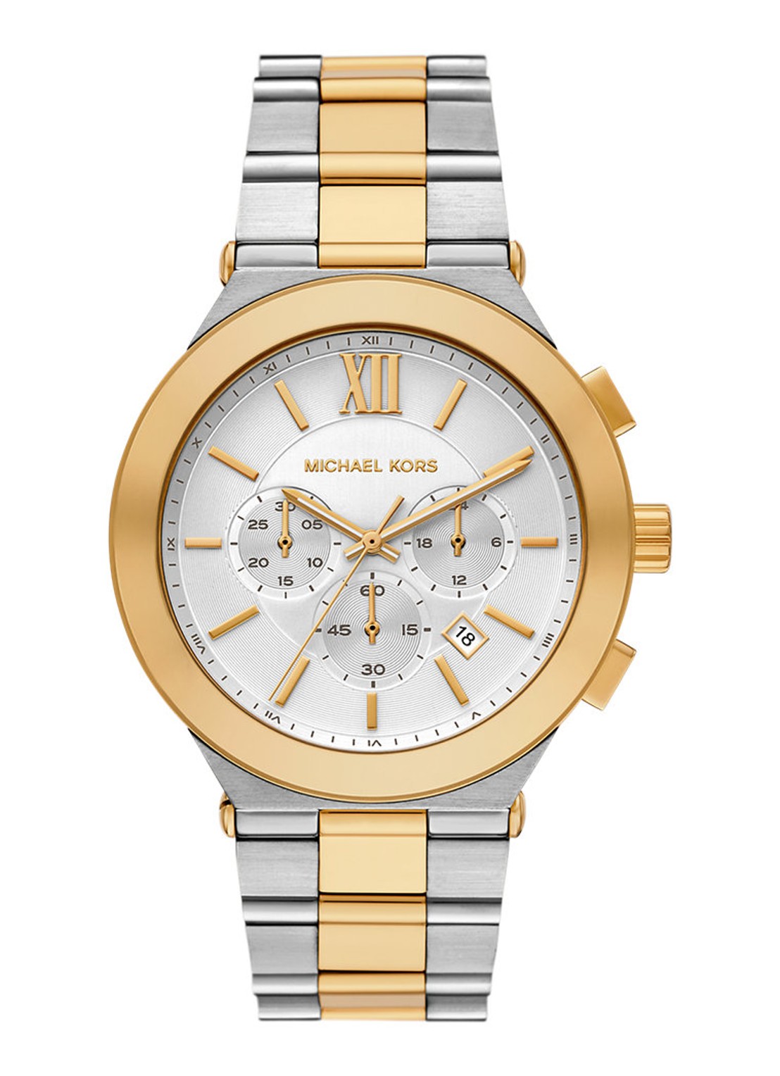 Michael Kors Billie horloge MK9221 - voorkant zilver