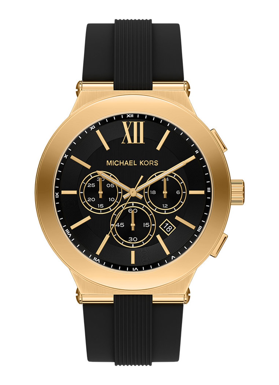 Michael Kors Billie horloge MK9253 - voorkant 6 goud