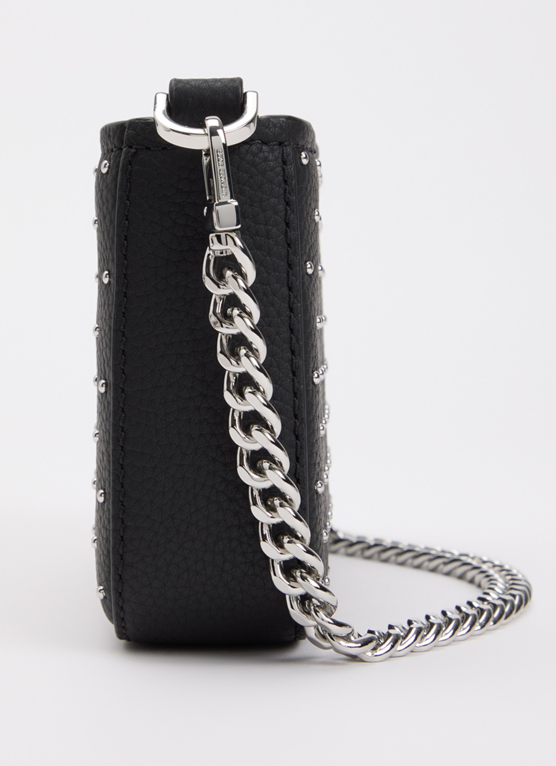 Michael Kors Bryant crossbodytas van leer met afneembare schouderriem  - detail 3 zwart