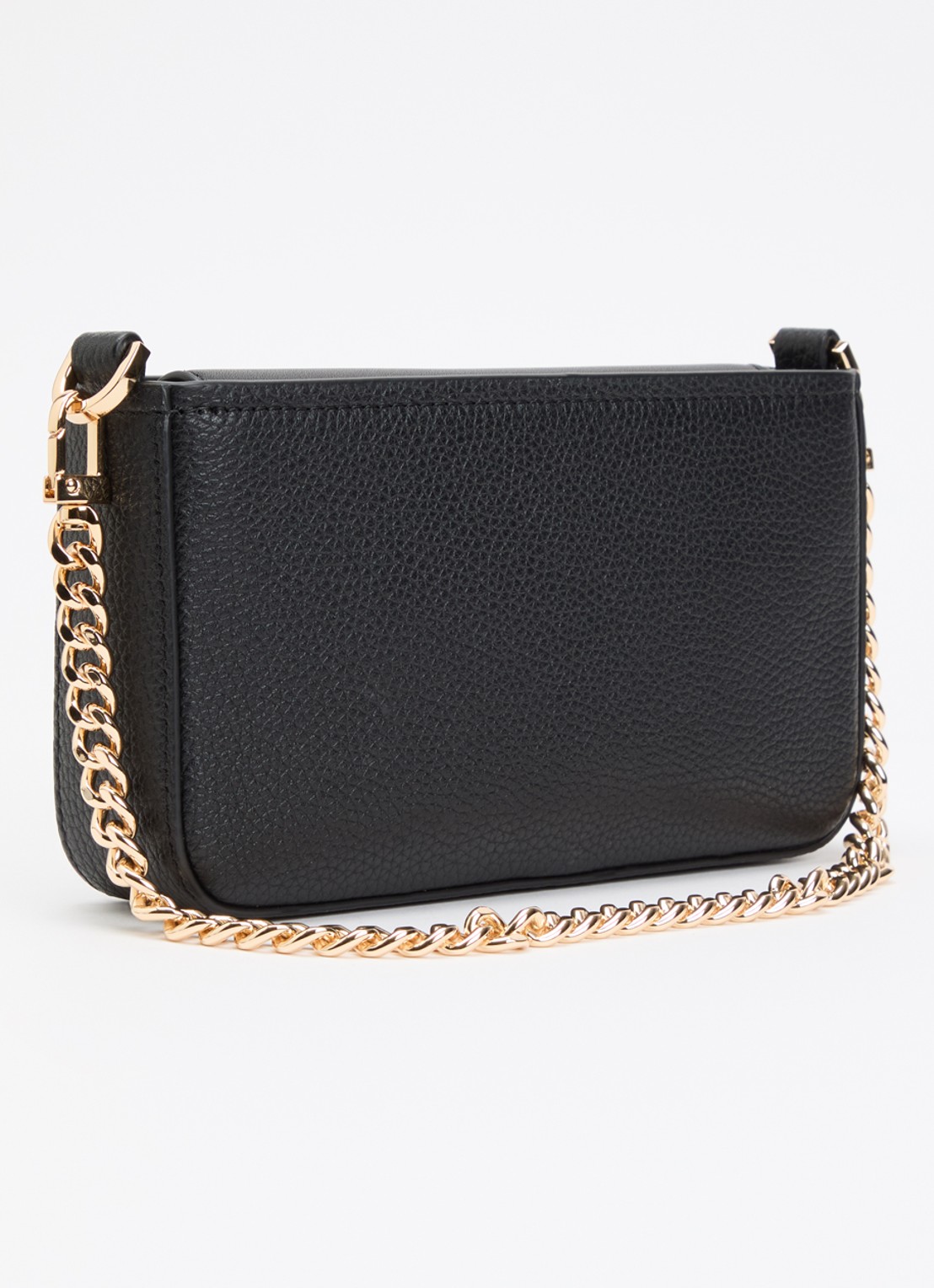 Michael Kors Bryant crossbodytas van leer met afneembare schouderriem - achterkant 5 zwart