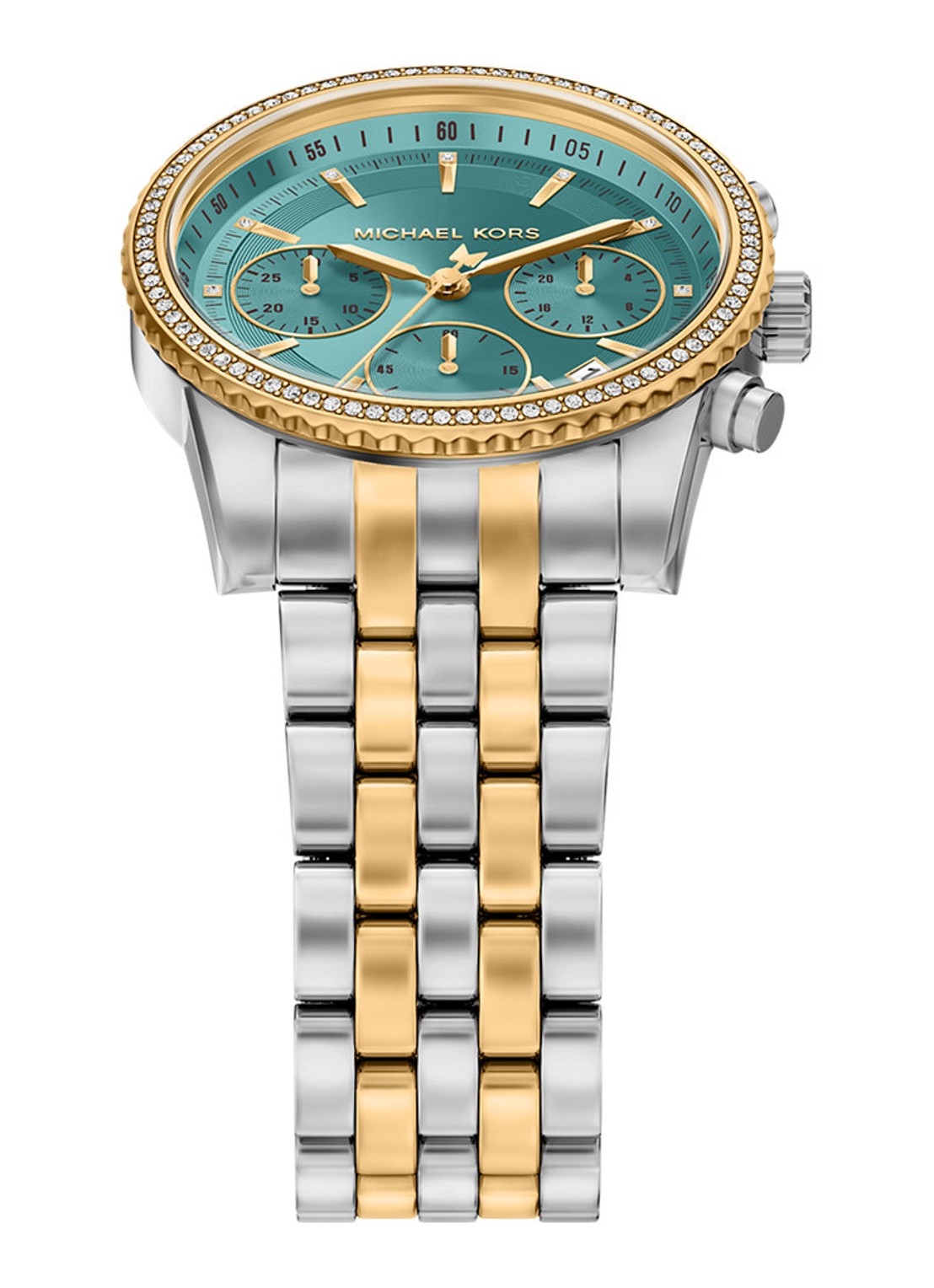 Michael Kors Bryant horloge MK7582 - detail 3 zilver