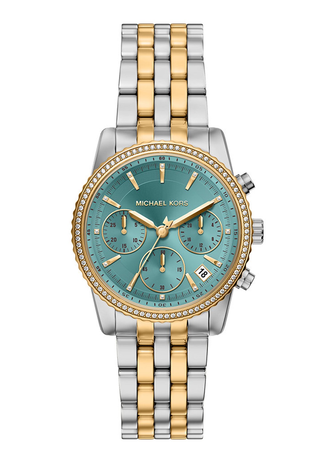 Michael Kors Bryant horloge MK7582 - voorkant 6 zilver