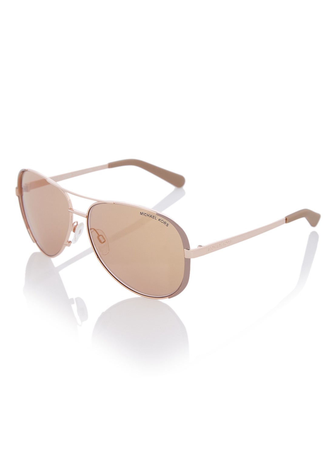 Michael Kors Chelsea zonnebril MK5004  - voorkant 3 roségoud