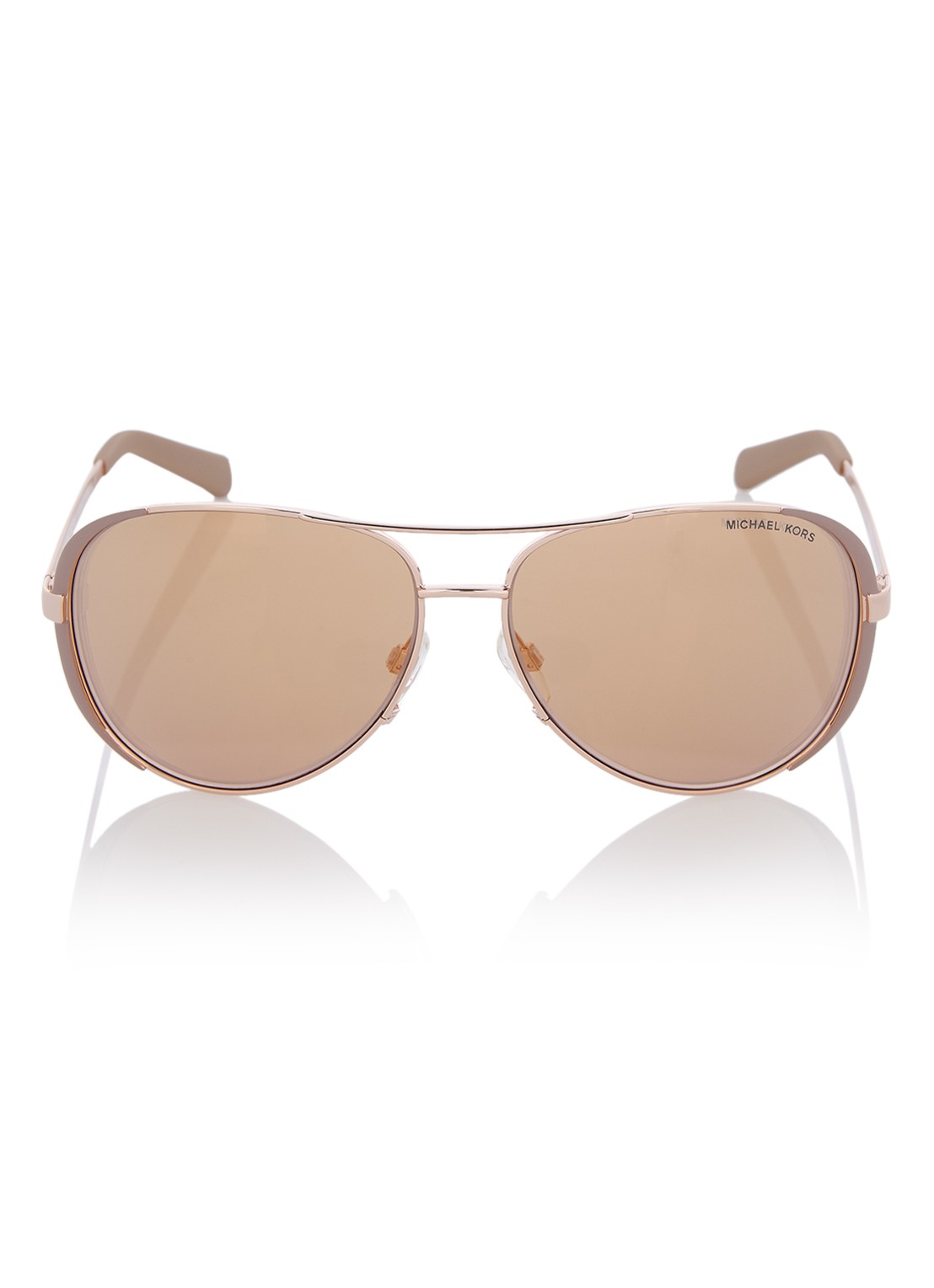 Michael Kors Chelsea zonnebril MK5004  - voorkant 4 roségoud