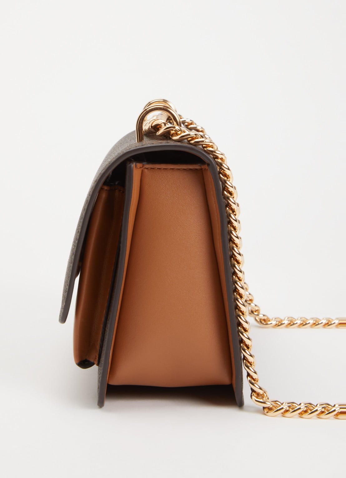 Michael Kors Claire Large schoudertas met logoprint - detail 2 bruin