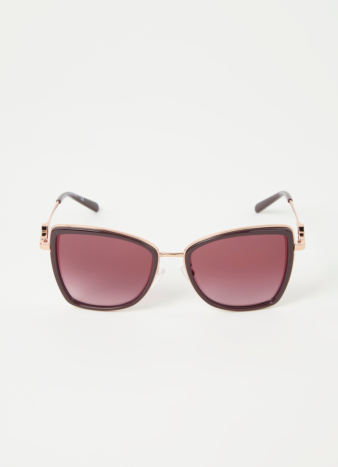Michael Kors Corsica zonnebril MK1067B - voorkant 2 roségoud